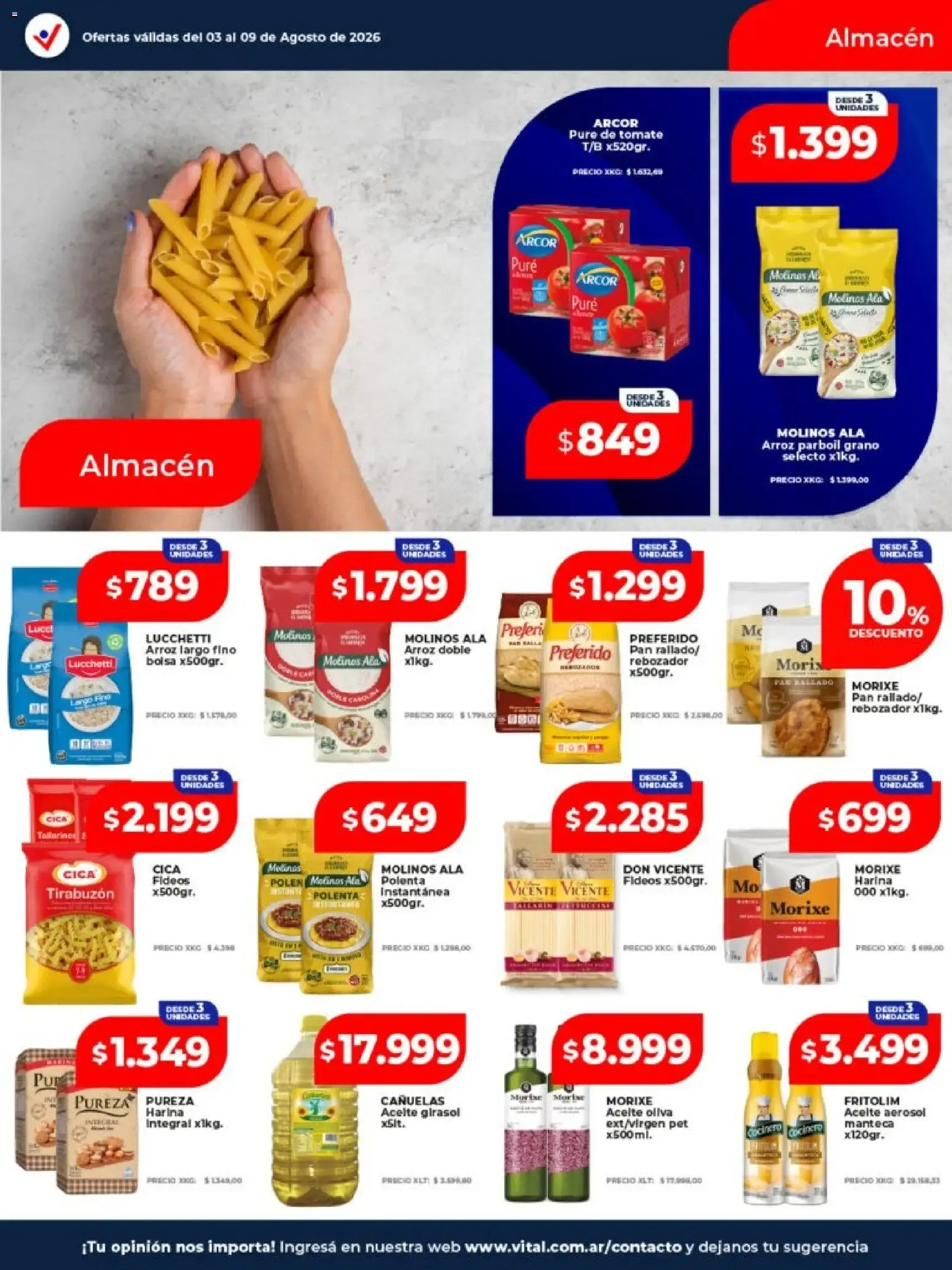 Ofertas de Vital - Ofertas || del 03/08/2026 - 09/08/2026 || Catálogo 3 de agosto al 9 de agosto 2026 - Página 15 del catálogo