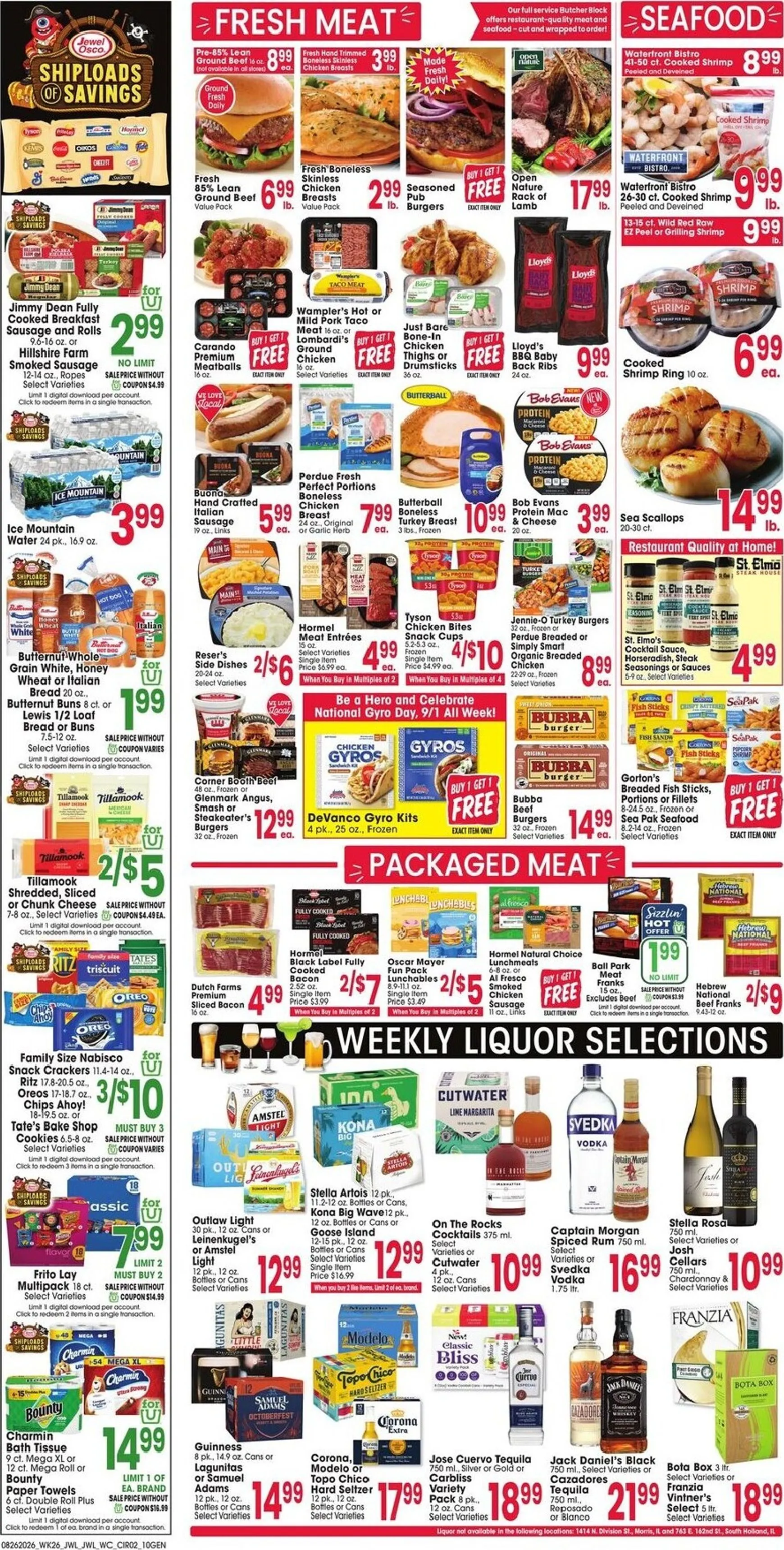 Weekly ad Current Jewel-Osco leaflet valid from Wednesday 08/26/2026 to Tuesday 09/01/2026 from August 26 to September 1 2026 - Page 2