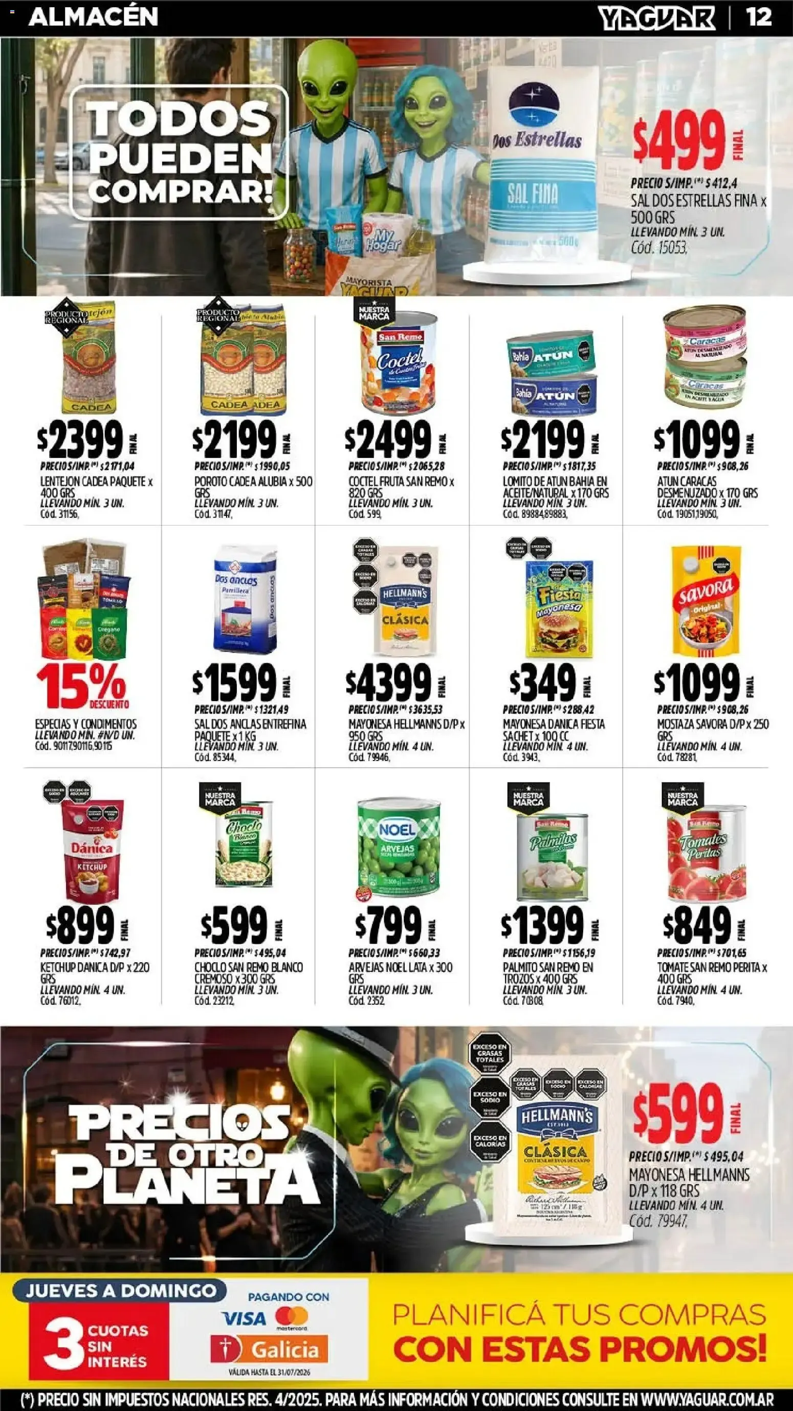 Ofertas de Yaguar - Oferta Semanal Neuquen del 13/07/2026 - 19/07/2026 13 de julio al 19 de julio 2026 - Página 13 del catálogo