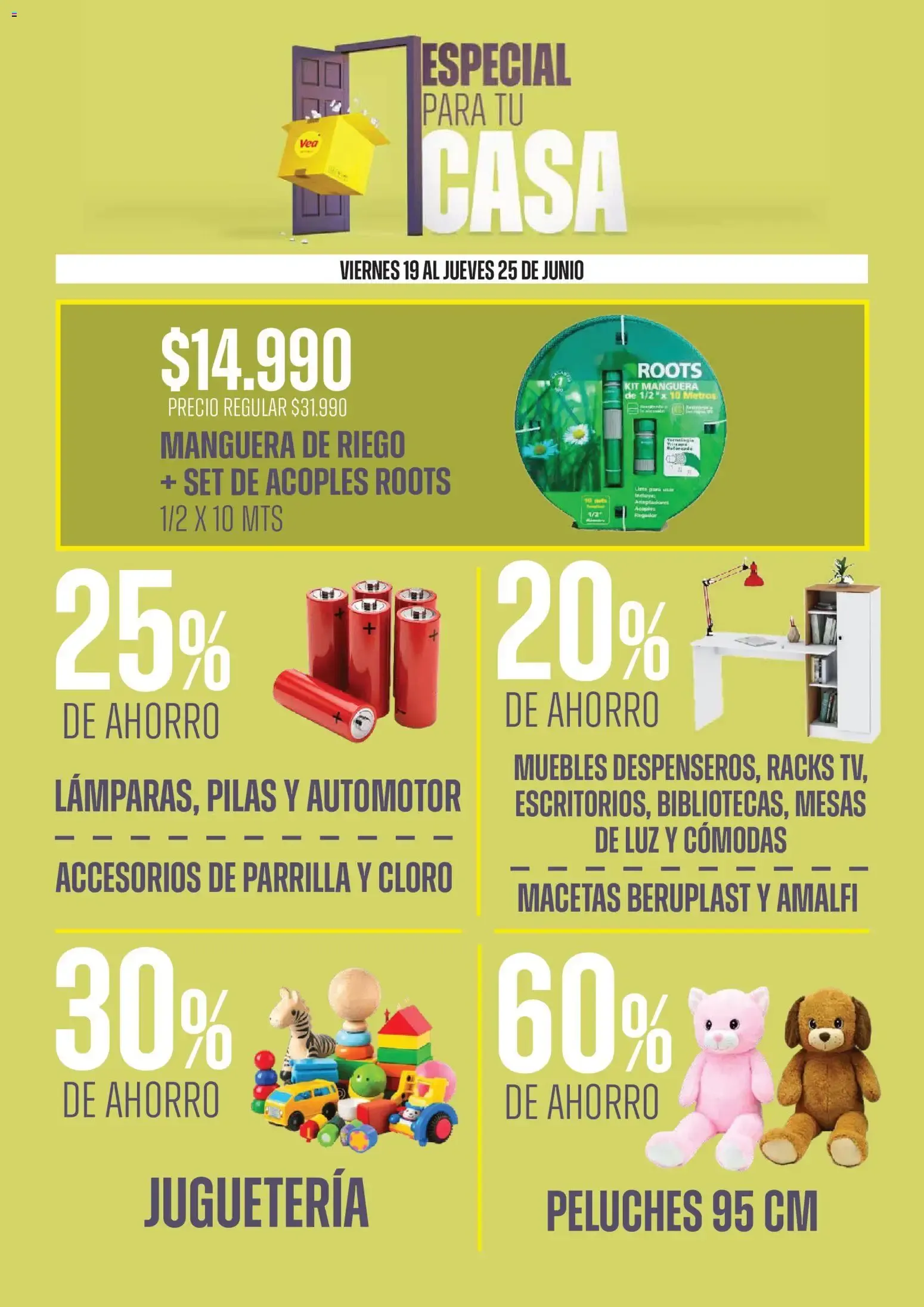 Ofertas de Vea - Especial para tu casa del 19/06/2026 - 24/06/2026 19 de junio al 24 de junio 2026 - Página 4 del catálogo