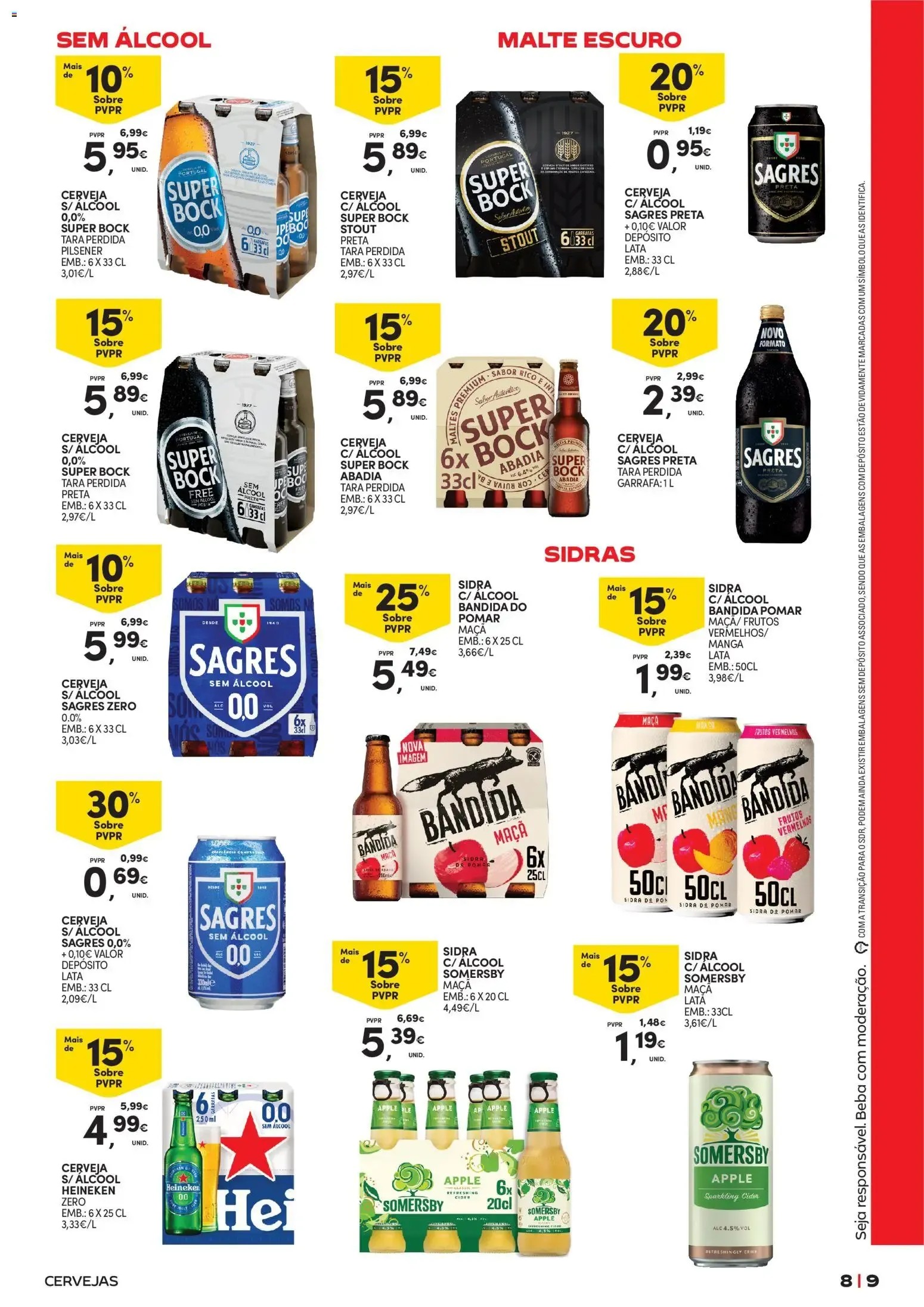 Folheto Continente - Açores Cervejas, Vinhos e Mariscos » de 09/06/2026 - 22/06/2026 de 9 de junho até 22 de junho 2026 - Pagina 9