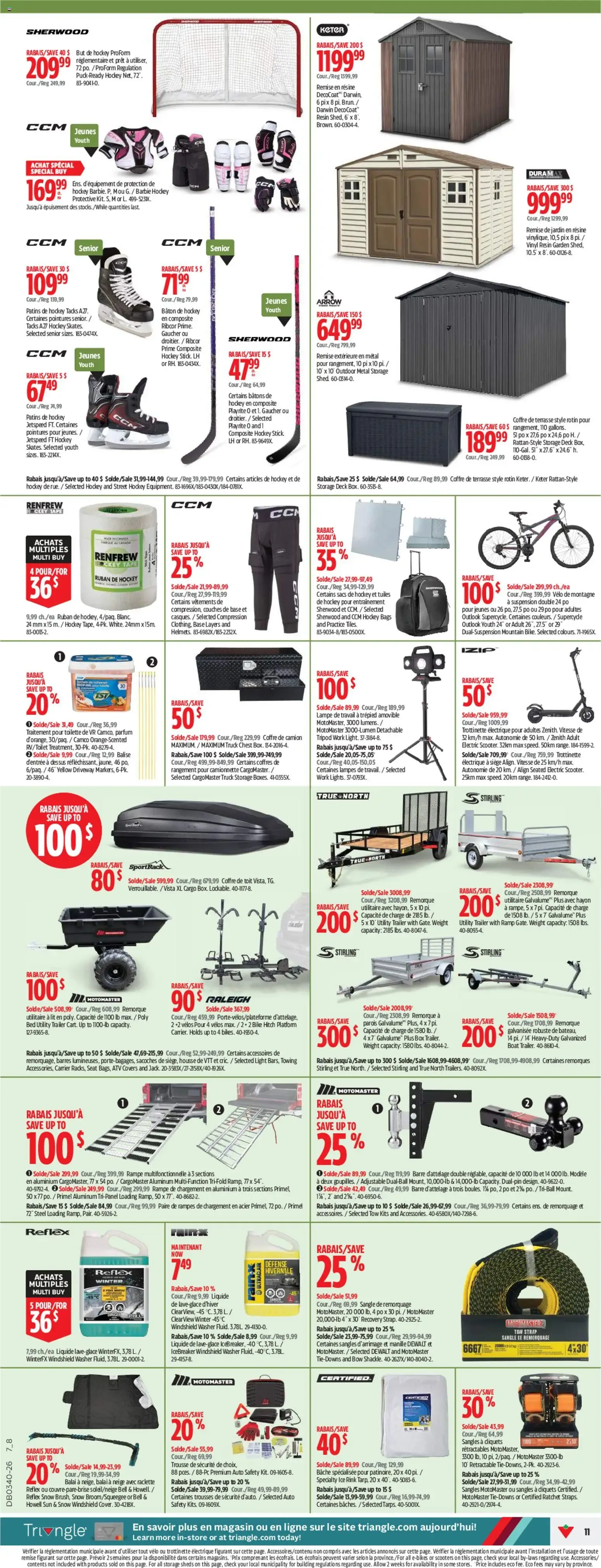 Canadian Tire circulaire from Oct 1, 2026 > weekly specials & deals from October 1 to October 7 2026 - flyer page 11