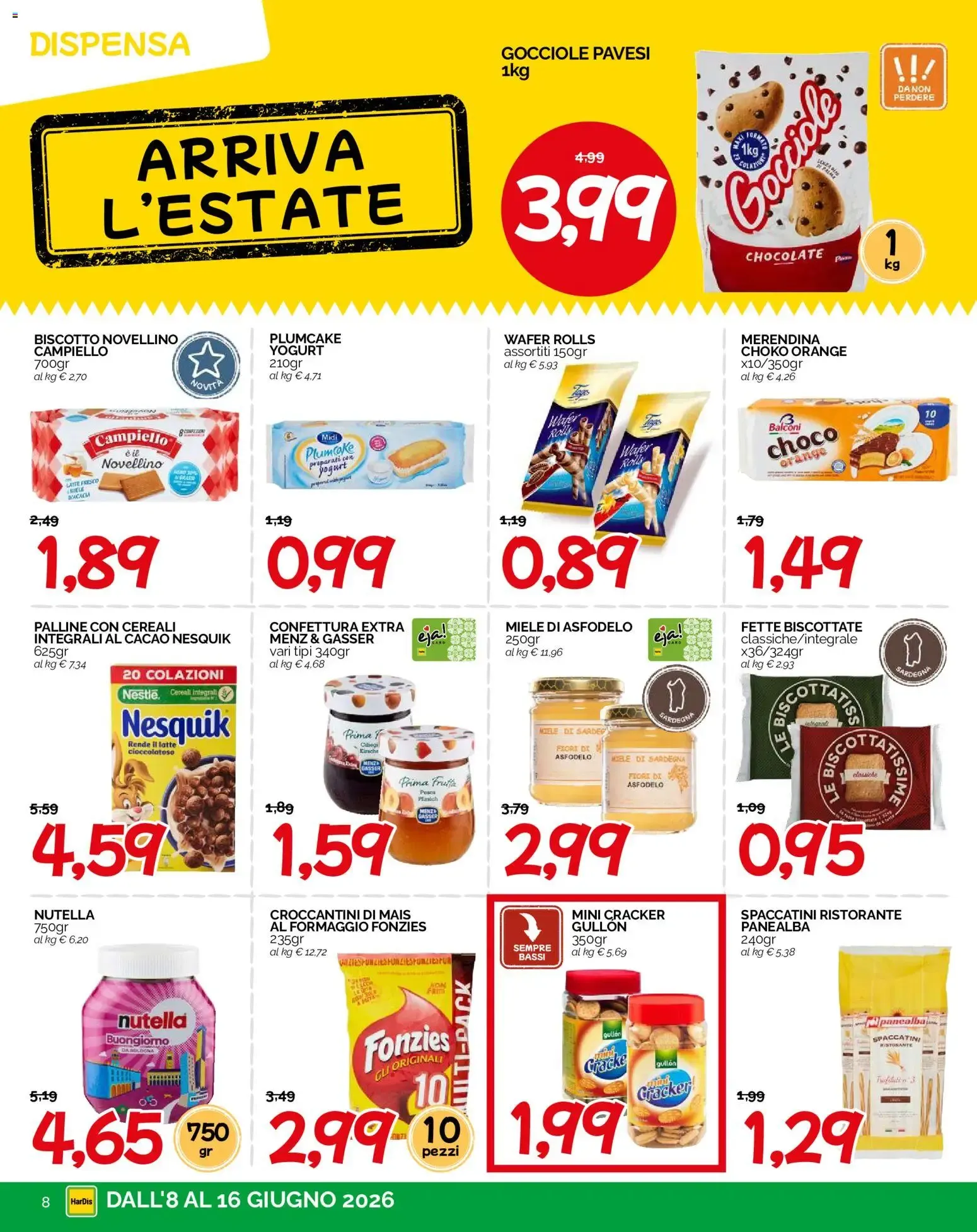 HarDis volantino dal 08/06/2026 - online Offerte da 8 giugno a 16 giugno di 2026 - Pagina del volantino 7