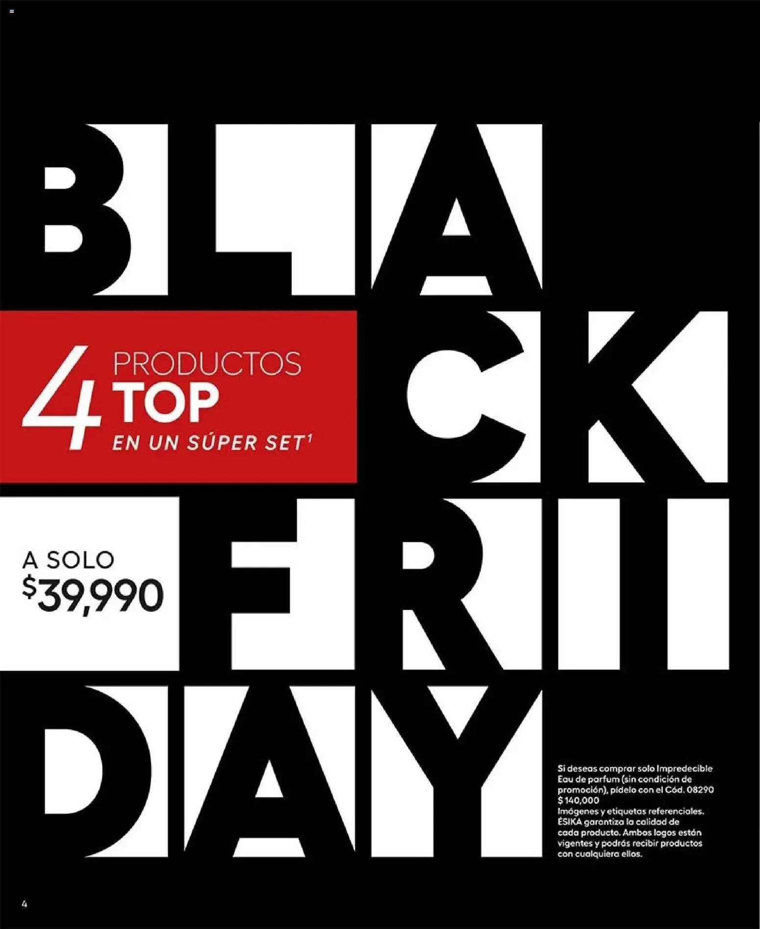Catalogo de Esika Black Friday 30 de octubre al 19 de noviembre 2026 - Pag 4