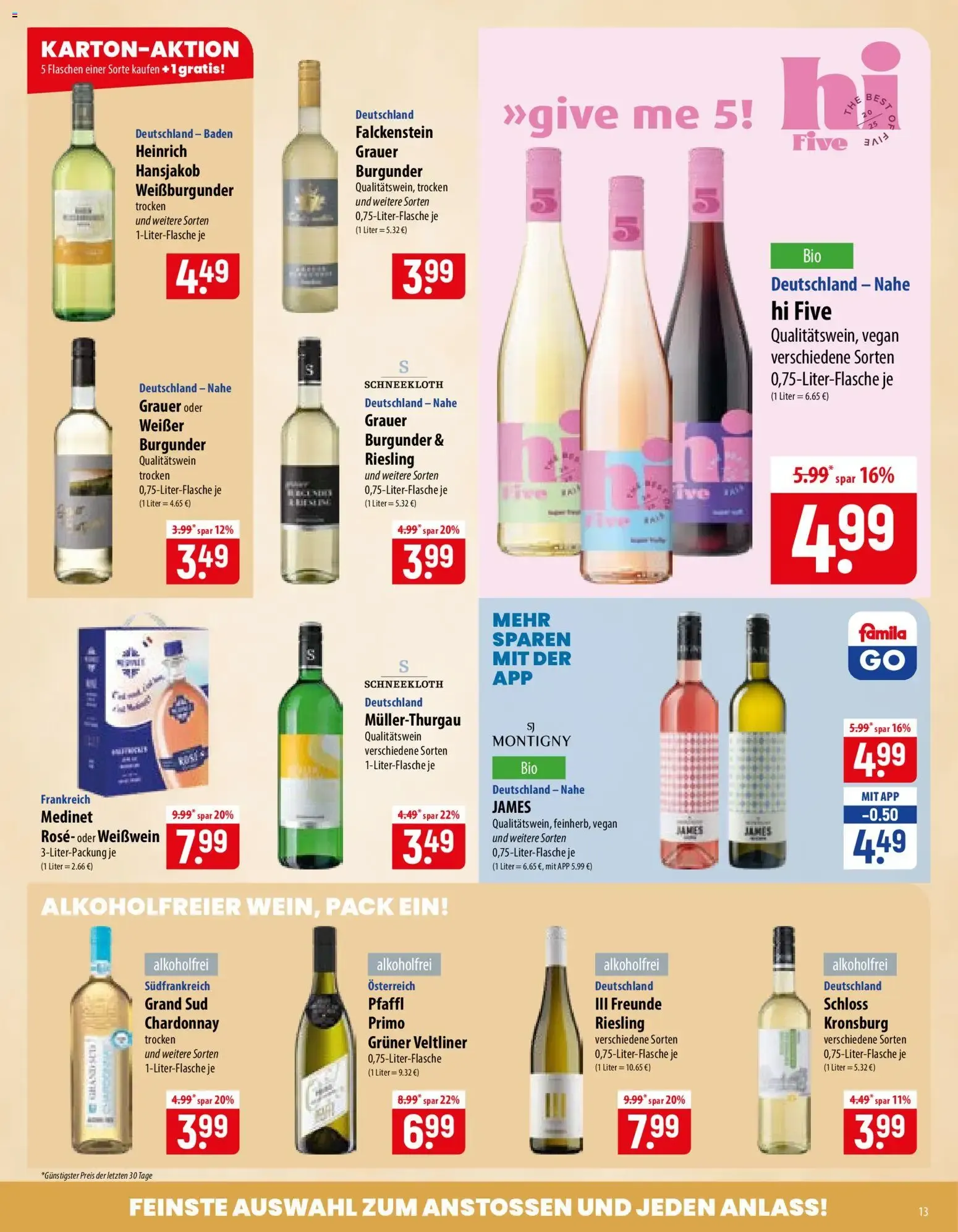 Famila besser als gut! von 27. Juli bis 1. August 2026 - Prospekt seite 13