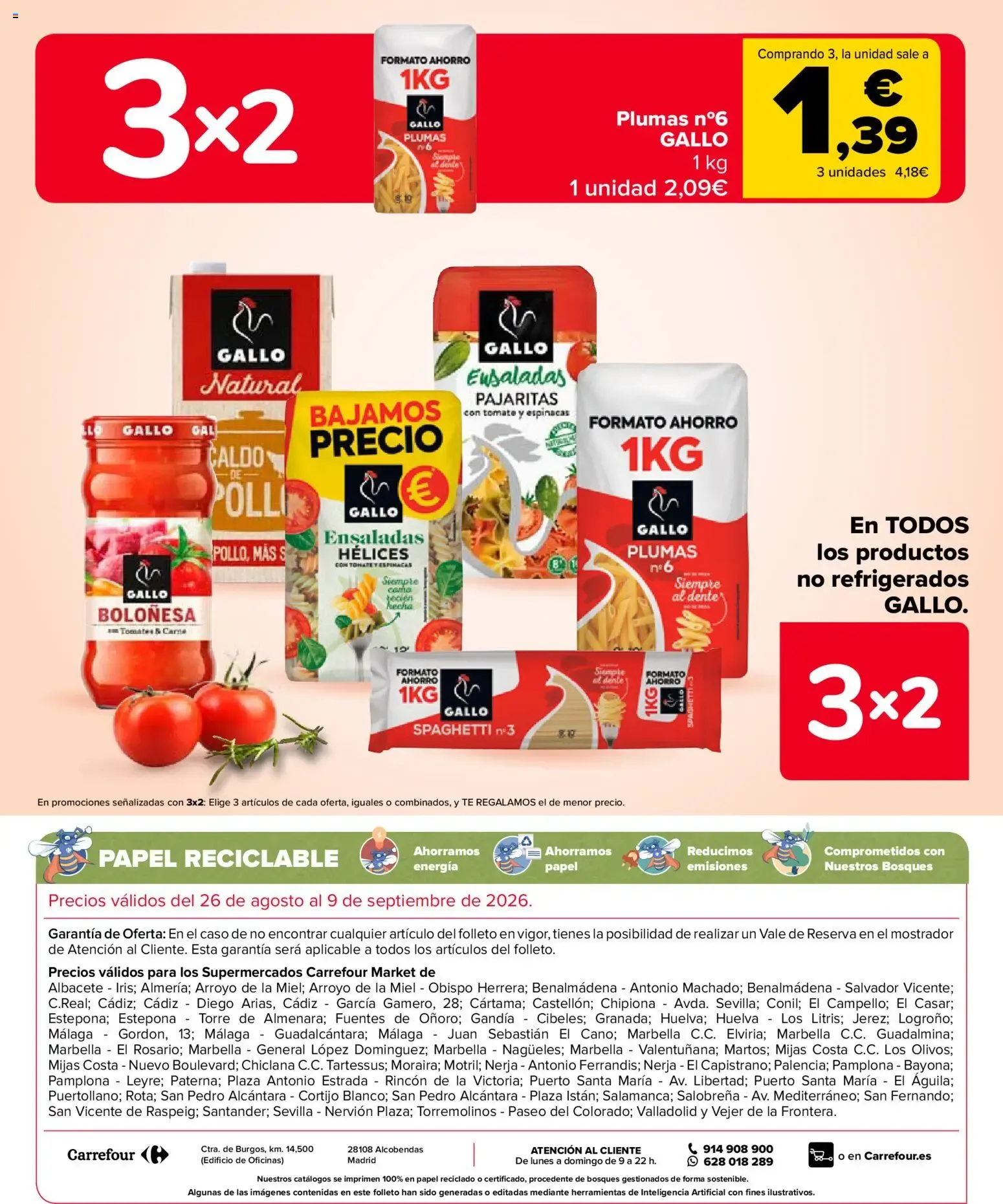 Catálogo de Carrefour Market folleto 26/08/2026 - 09/09/2026 26 de agosto al 9 de septiembre 2026 - Página 32