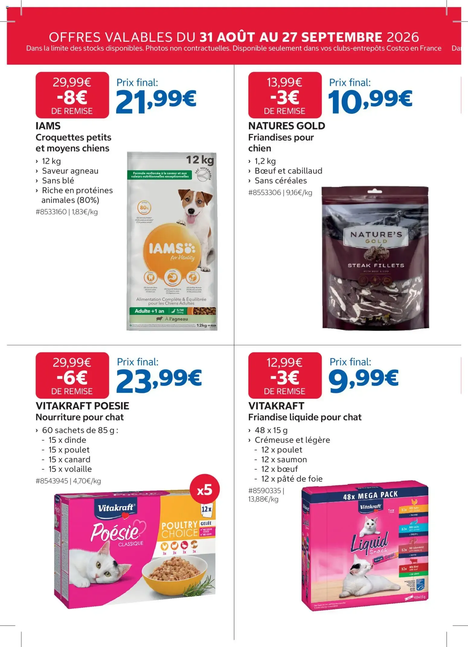 Costco catalogue à partir du 31/08/2026 - promo en ligne du 31 août au 27 septembre 2026 - Catalogue page 16