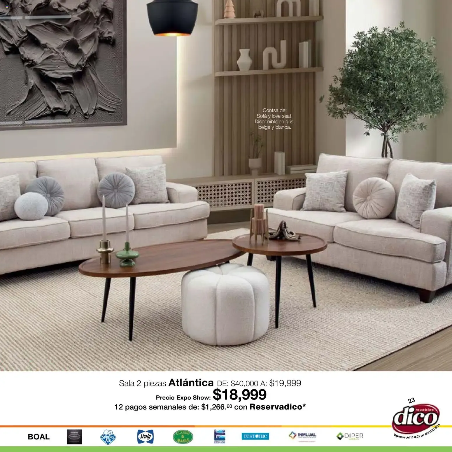 Catálogo de Muebles Dico catálogo Expo Show (13/08/2026 - 25/08/2026) - catálogo en línea 13 de agosto al 25 de agosto 2026 - Pagina 23