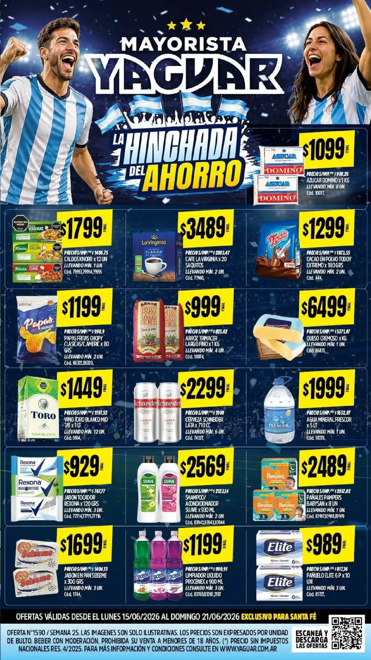 Ofertas de Mayorista Yaguar - La Hinchada del Ahorro 15 de junio al 21 de junio 2026 - Página 2 del catálogo