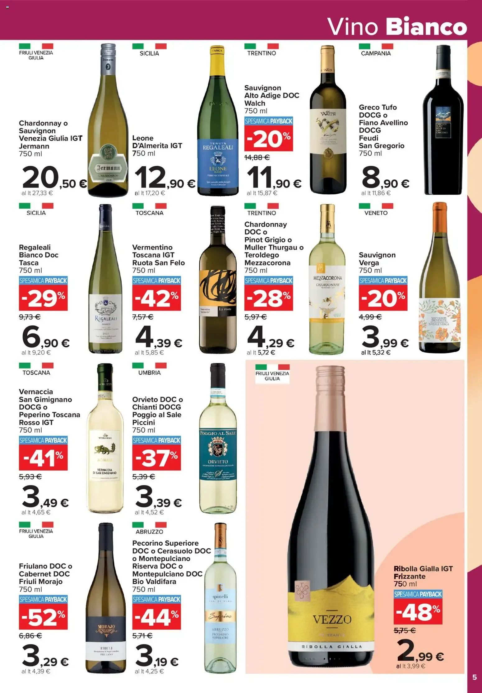 Carrefour Market - Speciale Vini e Alcolici da 19 giugno a 5 agosto di 2026 - Pagina del volantino 5