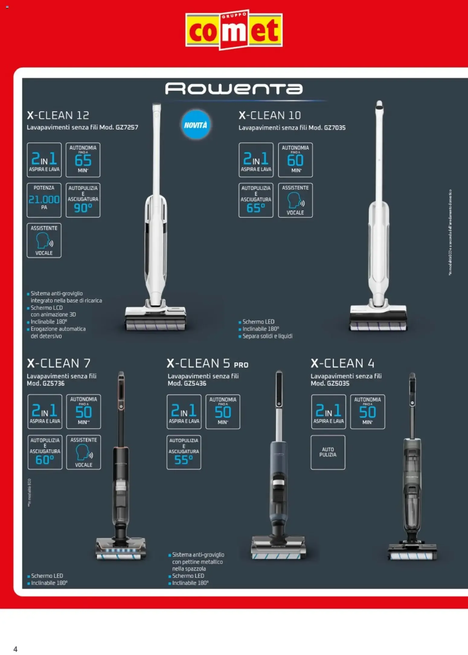 Rowenta: Tecnología e Innovación para tu Casa - Grupo Comet da 20 agosto a 13 settembre di 2026 - Pagina del volantino 4