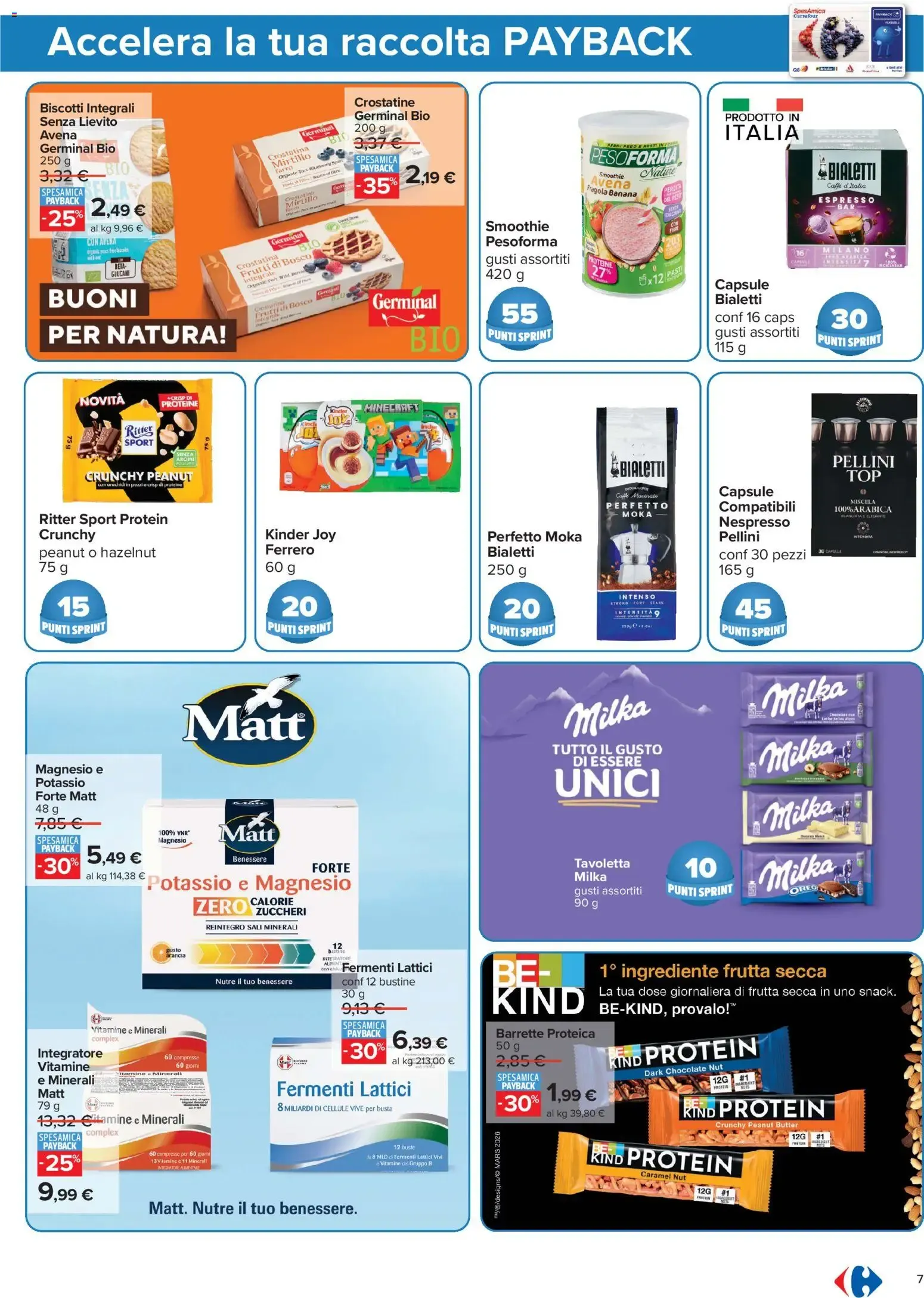 Nuovo Carrefour volantino Iper - Punti Sprint Payback dal 16/06/2026 > offerte anteprima 🛍️ da 16 giugno a 29 giugno di 2026 - Pagina del volantino 7
