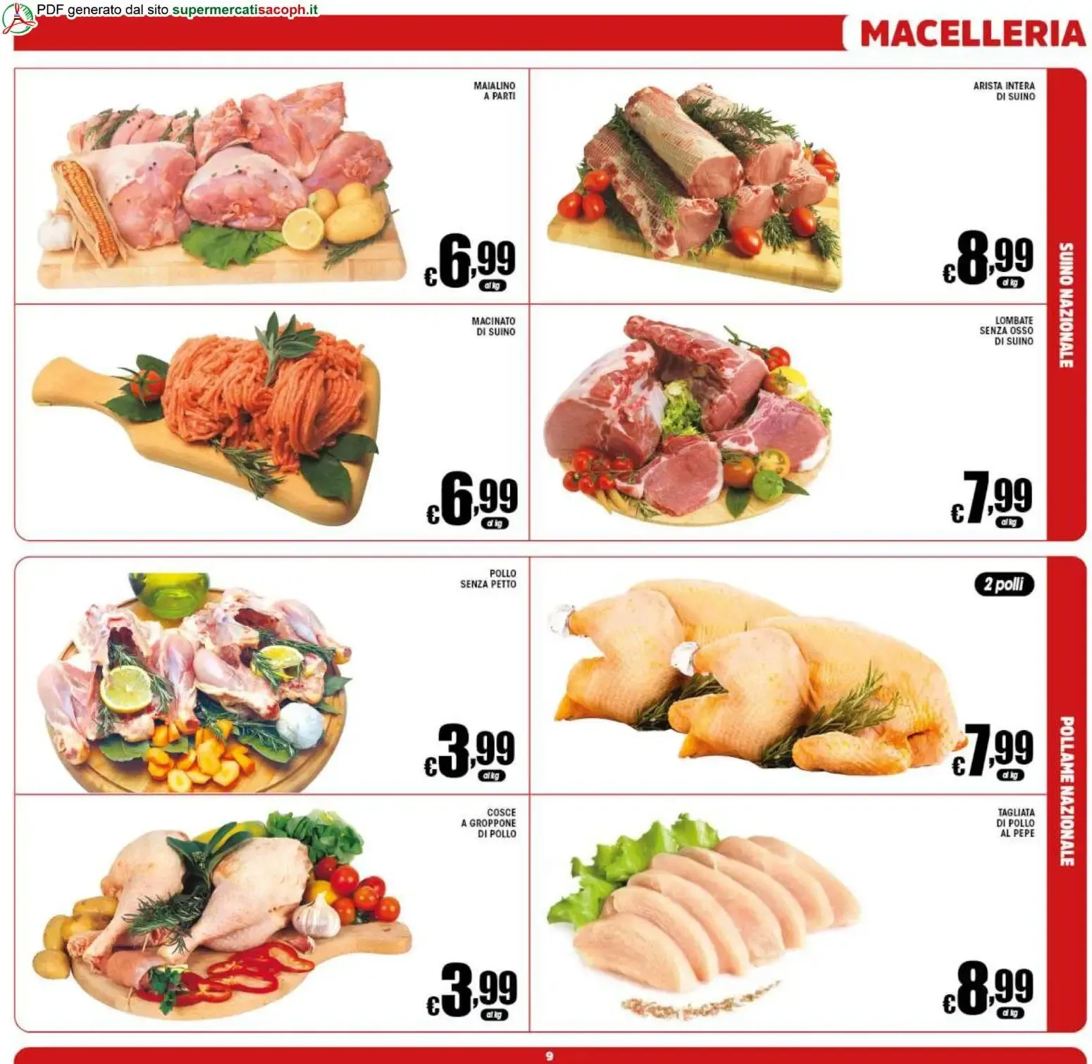 Sacoph volantino dal 31/07/2026 - online Offerte da 31 luglio a 11 agosto di 2026 - Pagina del volantino 9