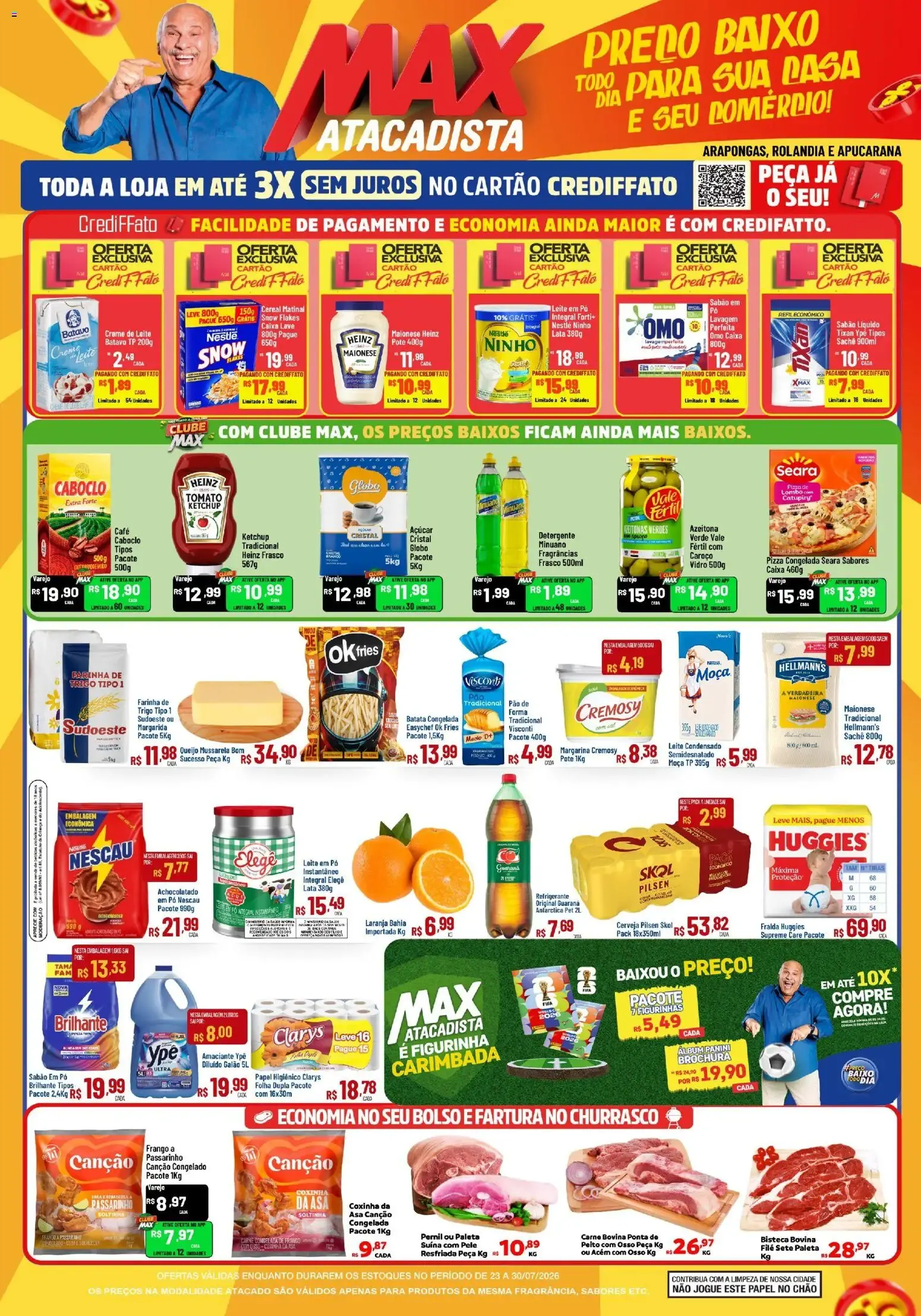 Encarte de Max Atacadista 23 de julho até 30 de julho 2026 - Pagina 1