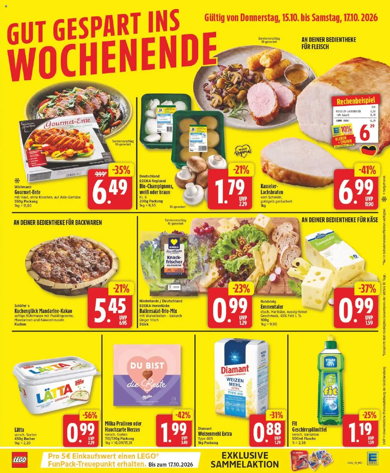 Jetzt wieder da! Kleben & Sparen von 12. Oktober bis 17. Oktober 2026 - Prospekt seite 23