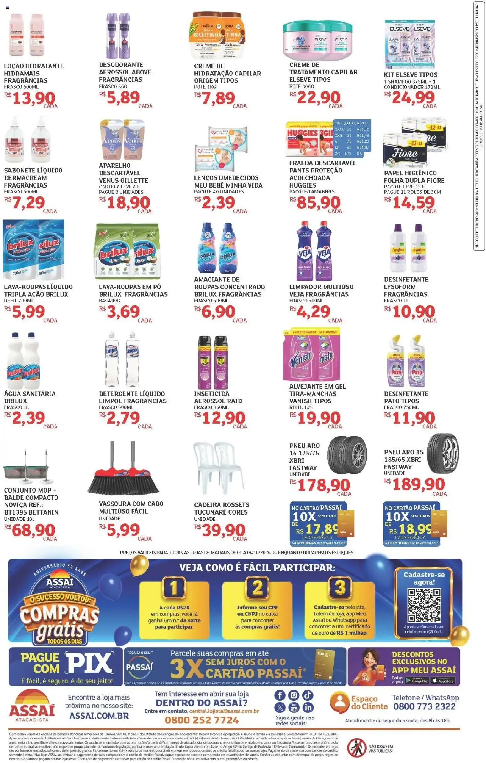 Encarte de Assaí Atacadista ofertas - AM de 01/10/2026 | Promoções Online 1 de outubro até 4 de outubro 2026 - Pagina 4