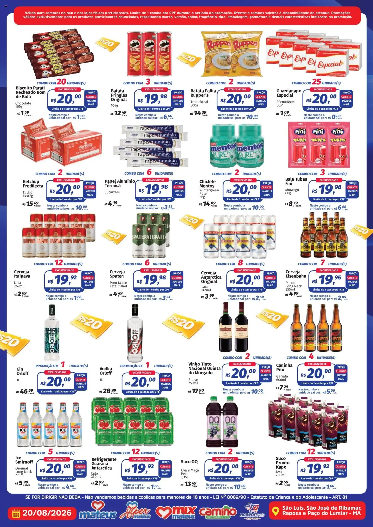 Encarte de Mateus ofertas Regular de Aniversario de 20/08/2026 | Promoções Online 1 de agosto até 9 de setembro 2026 - Pagina 4