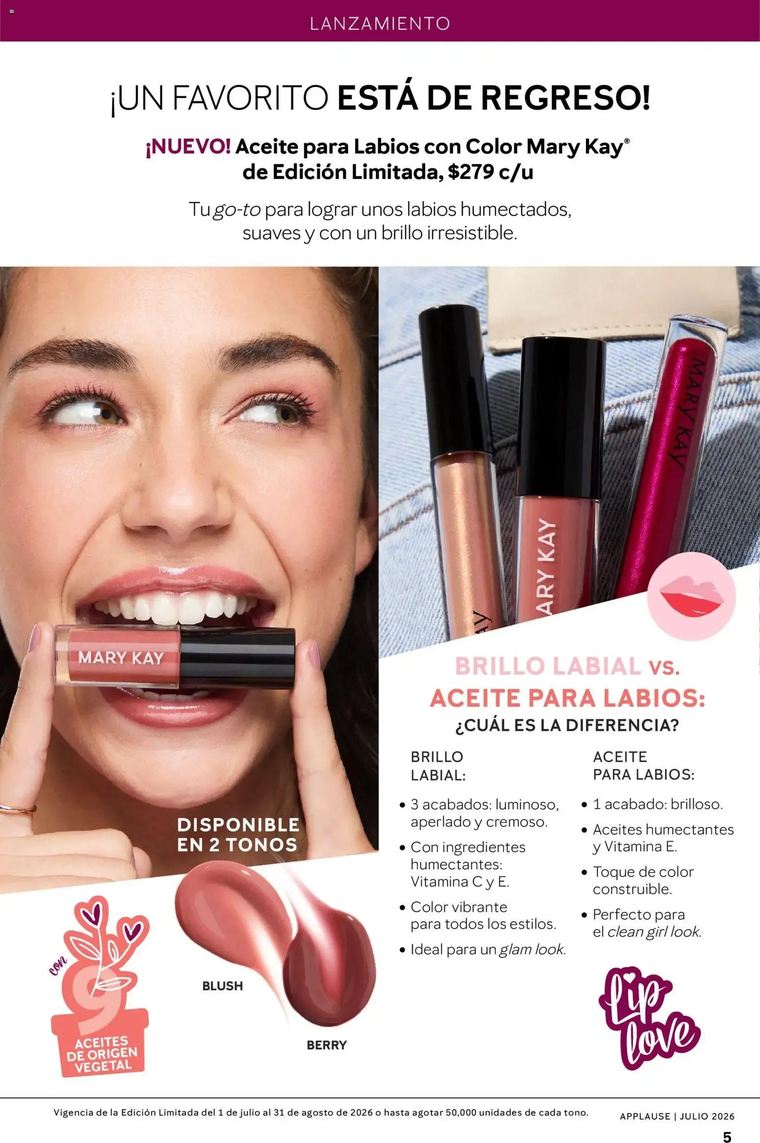 Catálogo de MARY KAY applause TU REVISTA PARA EL ÉXITO 1 de julio al 31 de julio 2026 - Pagina 5
