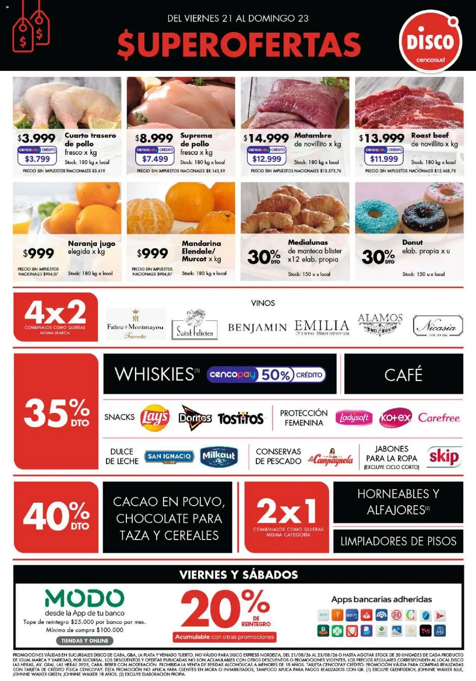 Ofertas de Disco ofertas del 20/08/2026 - 23/08/2026 21 de agosto al 23 de agosto 2026 - Página 1 del catálogo