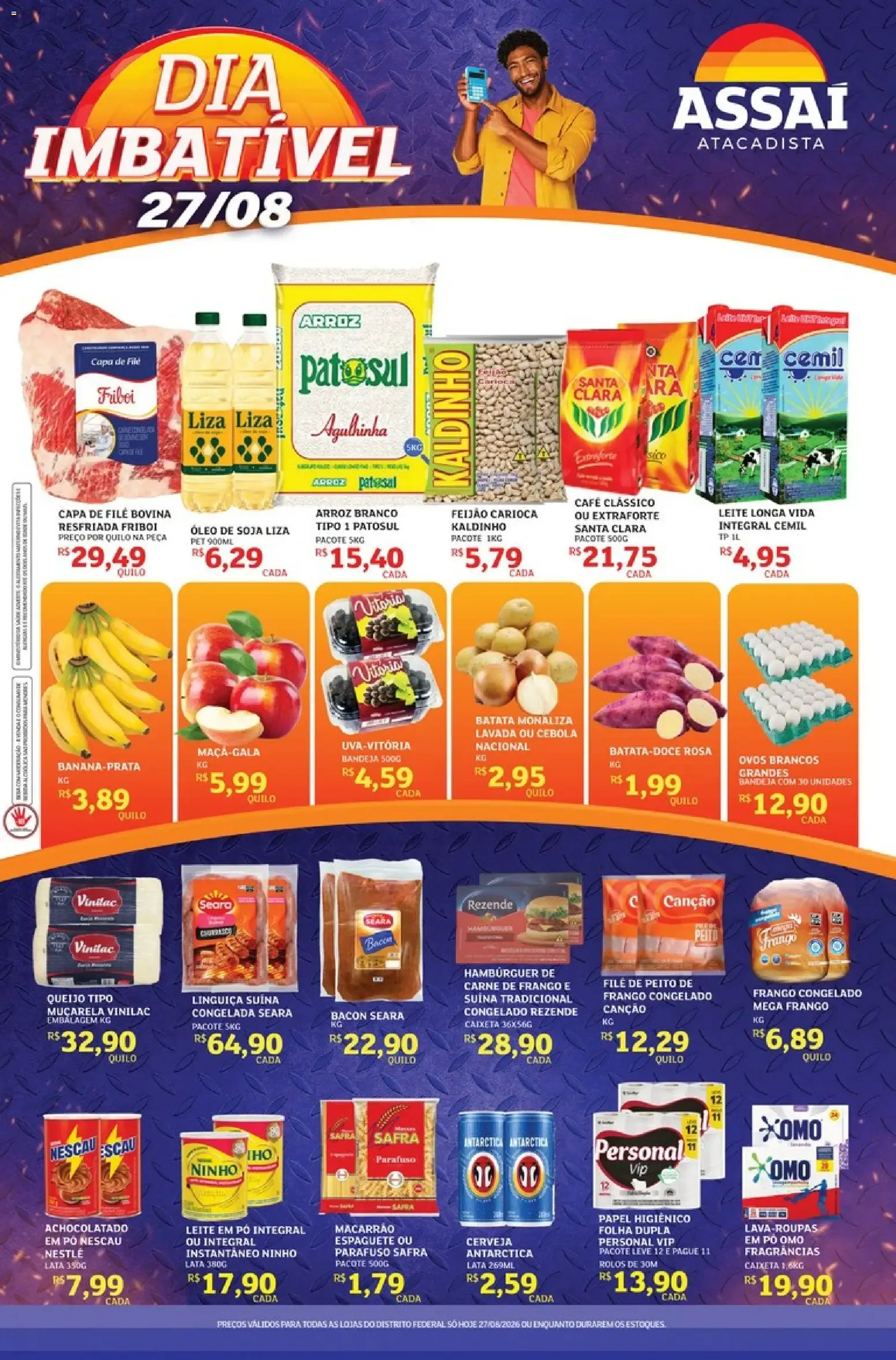 Encarte de Assaí Atacadista ofertas - DF de 27/08/2026 | Promoções Online 27 de agosto até 27 de agosto 2026 - Pagina 1