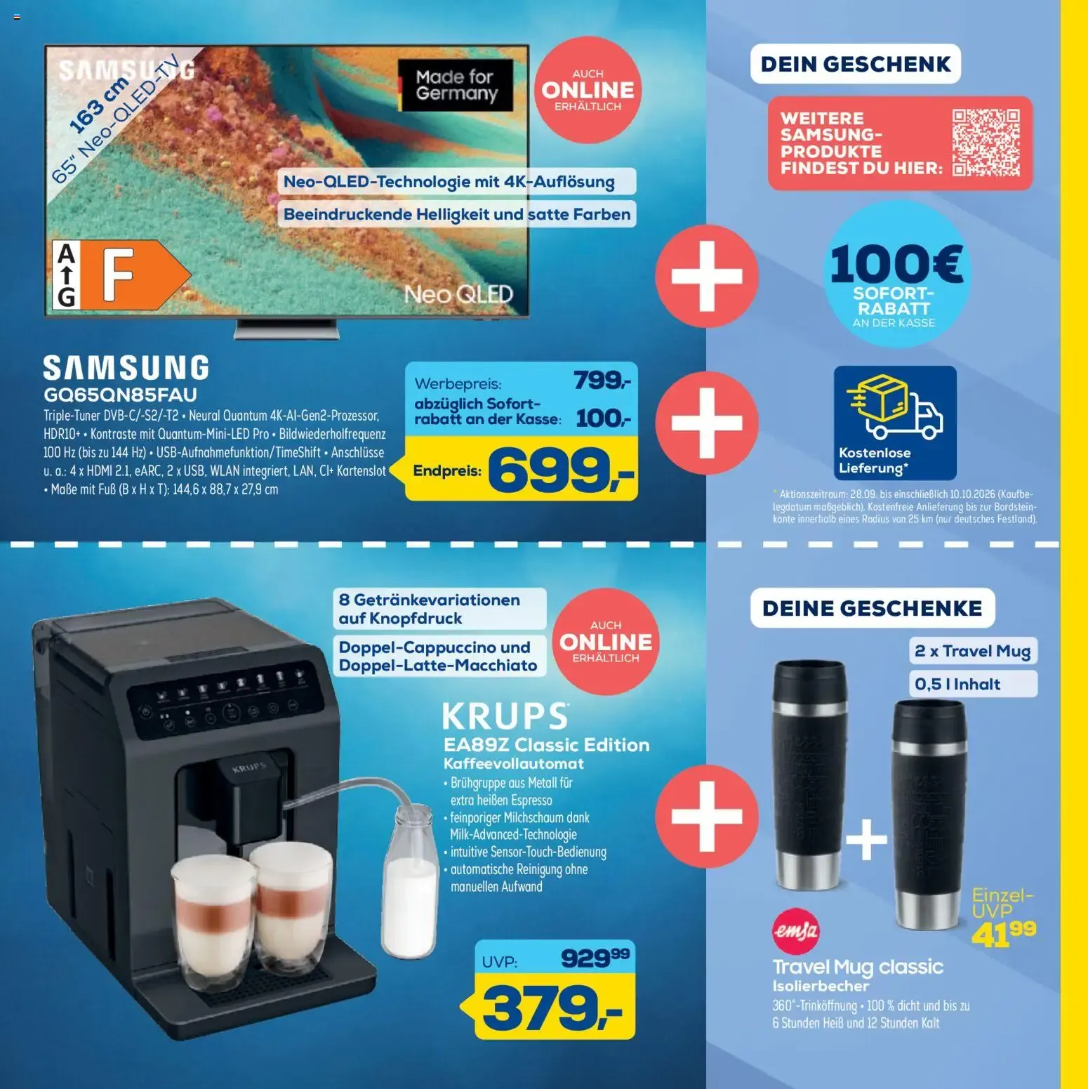 Euronics Aktueller Prospekt (ab 28.09.2026) zum Blättern von 28. September bis 10. Oktober 2026 - Prospekt seite 15