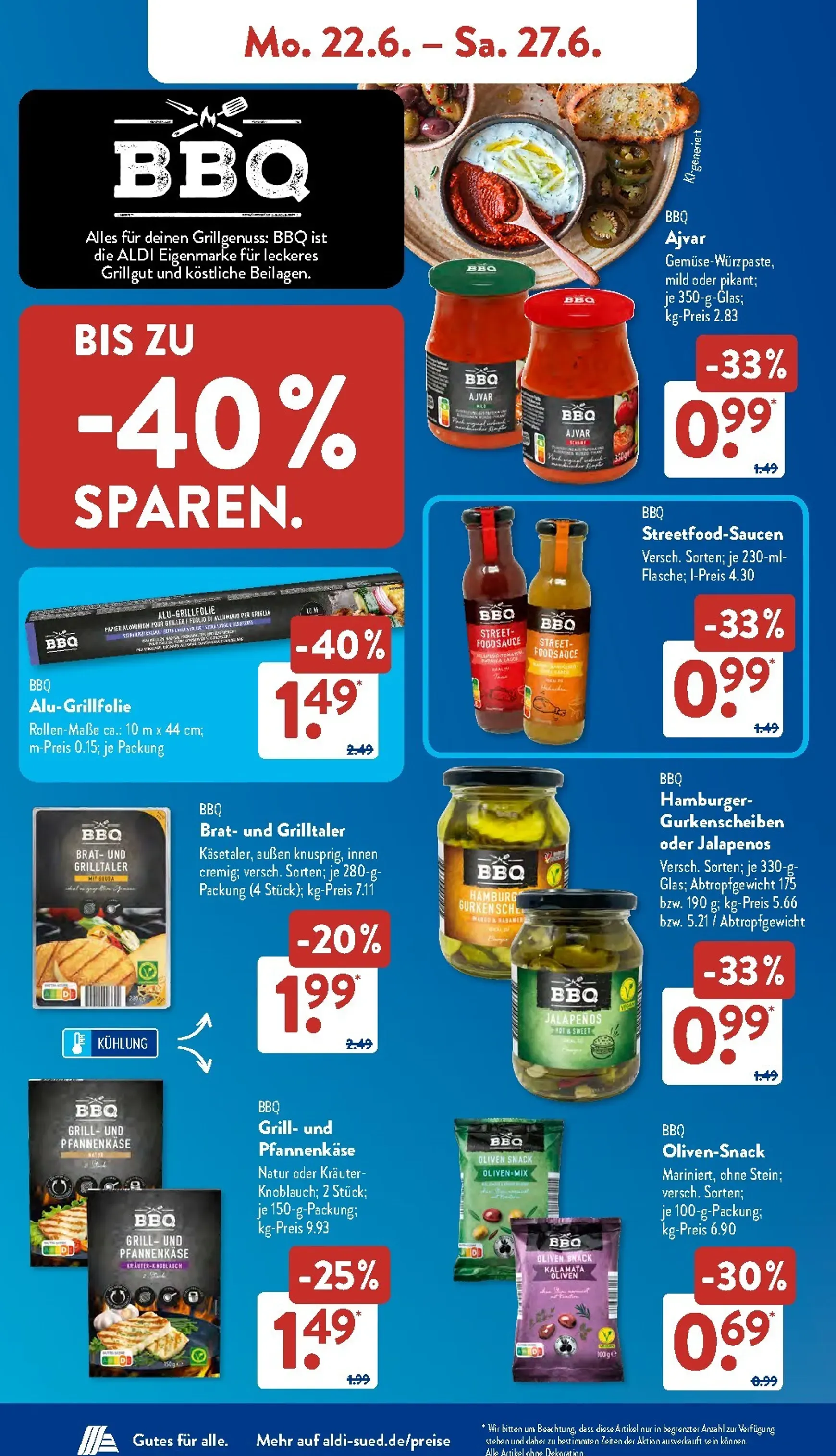 ALDI SÜD Prospekt – von Montag 22.06.2026 bis Samstag 27.06.2026 von 22. Juni bis 27. Juni 2026 - Prospekt seite 7