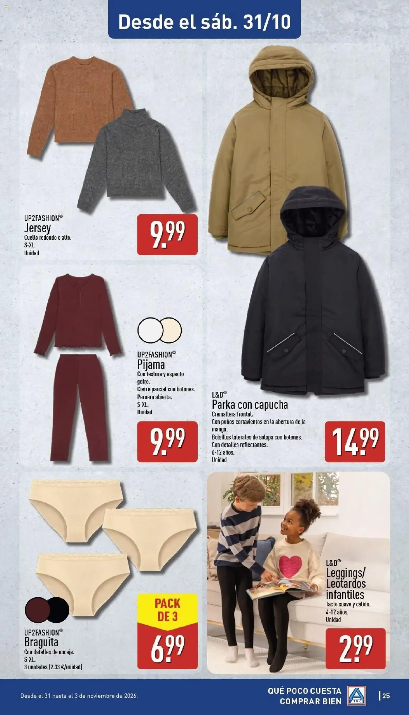 Catálogo de Aldi folleto Península del 26/10/2026 | Catálogo 26 de octubre al 1 de noviembre 2026 - Página 25
