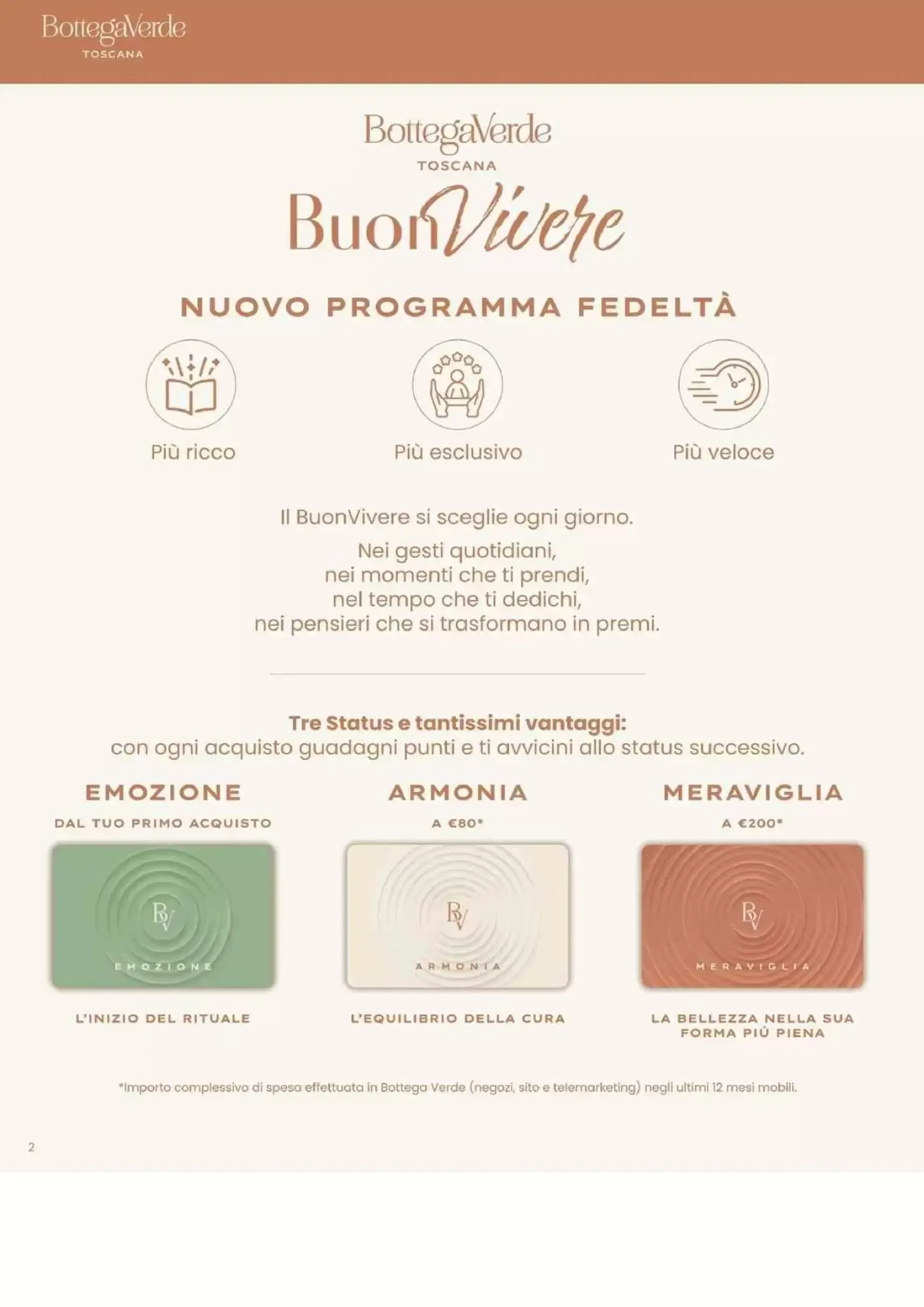 Bottega Verde Toscana Buon Vivere - Programma fedeltà da 5 giugno a 31 dicembre di 2027 - Pagina del volantino 2