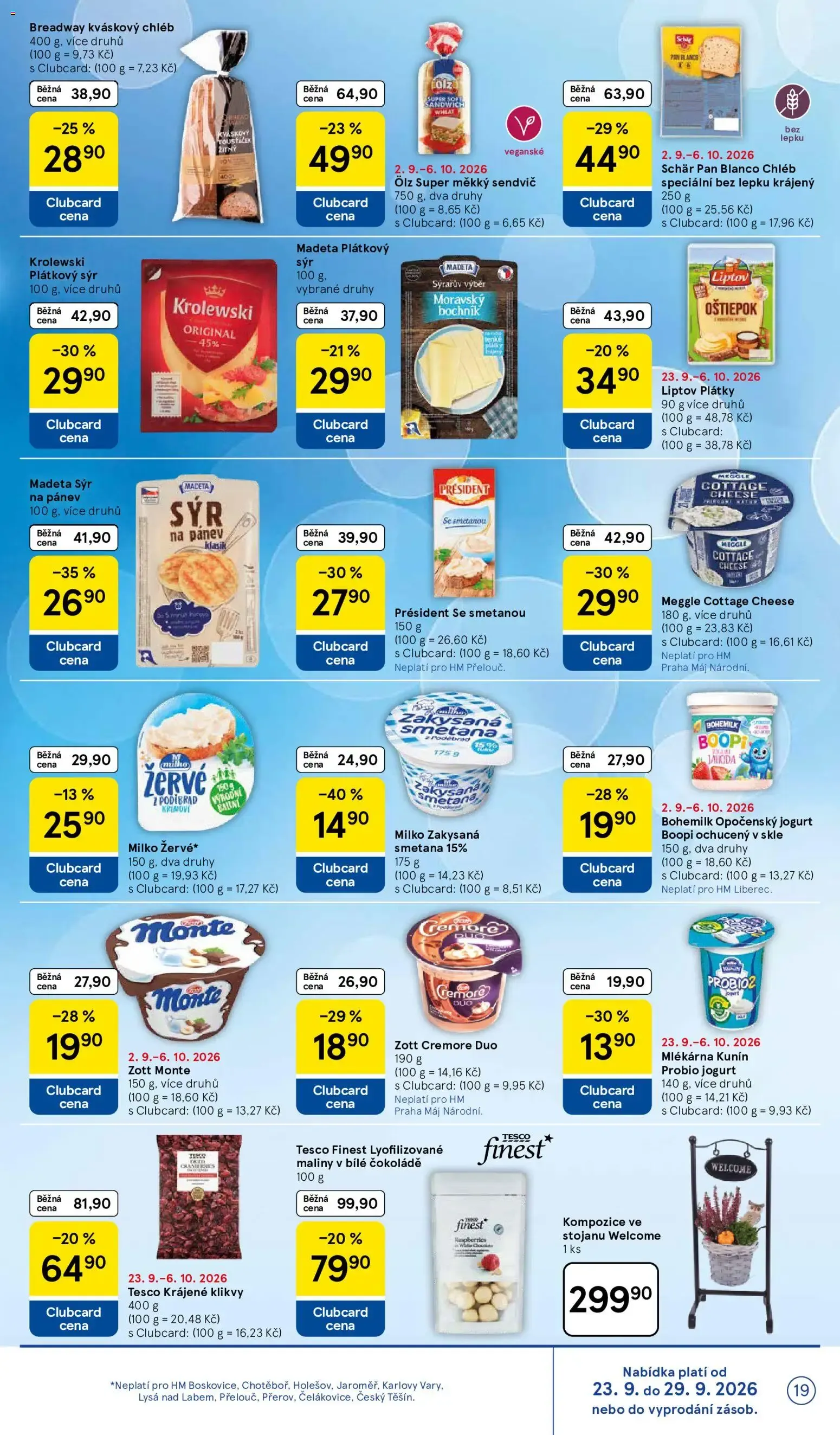 Tesco: Naše nejlepší nabídky týdne - 23. září 29. září 2026 - Page 19