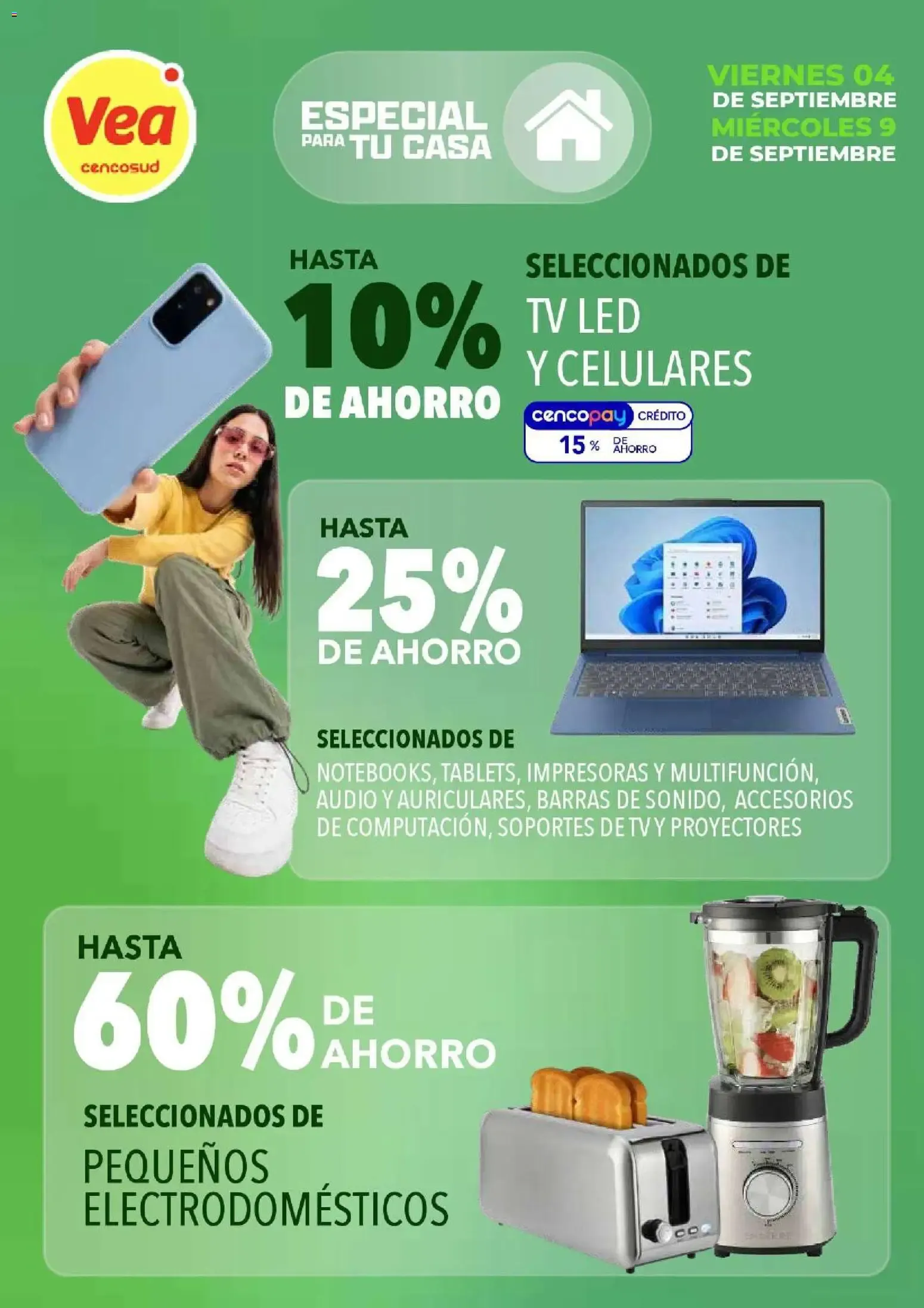Ofertas de Vea - Especial para tu casa del 04/09/2026 - 09/09/2026 4 de septiembre al 9 de septiembre 2026 - Página 2 del catálogo