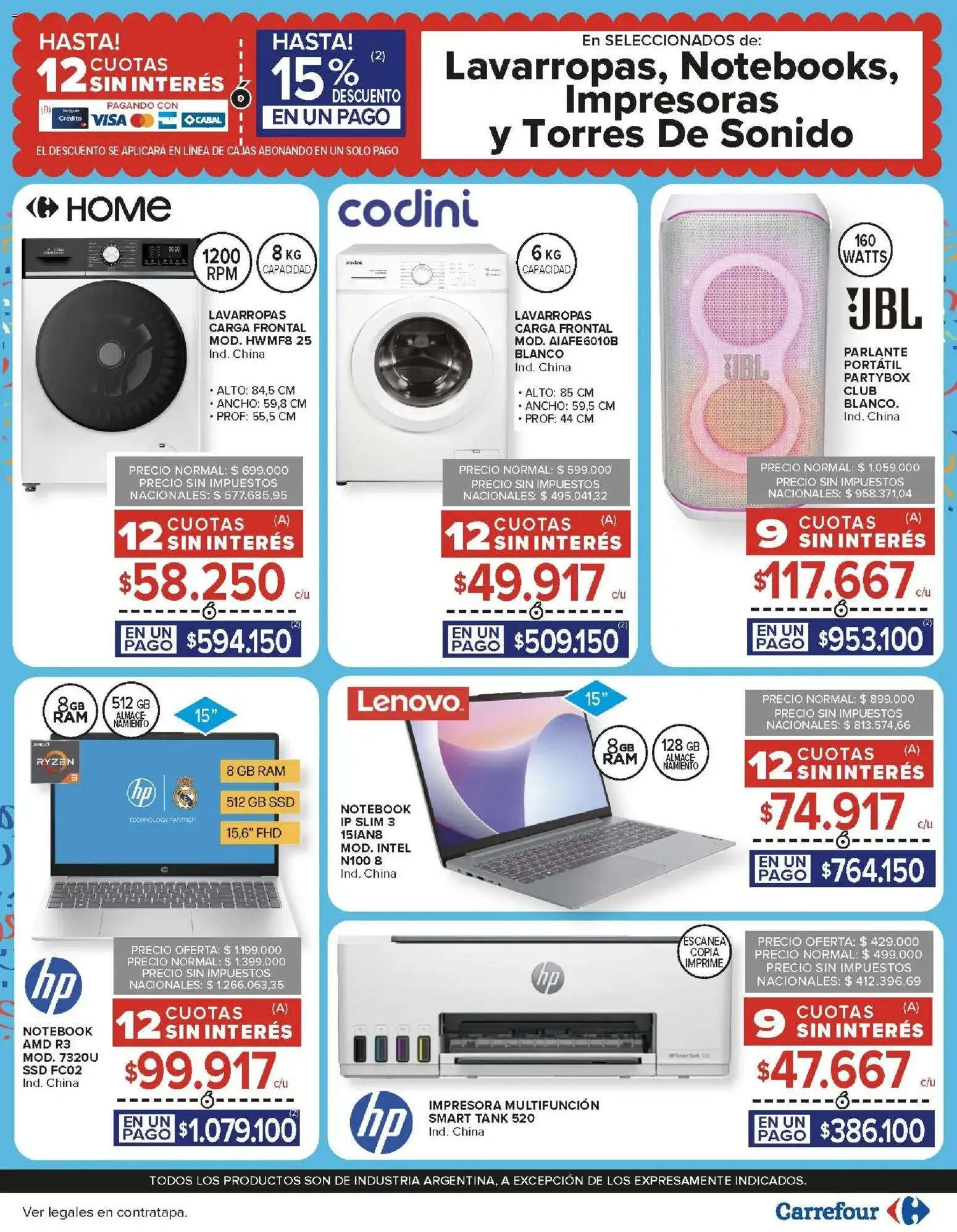 Ofertas de Carrefour: 4ta Semana de Festejos - 44 Años de Precio y Calidad 23 de octubre al 29 de octubre 2026 - Página 34 del catálogo