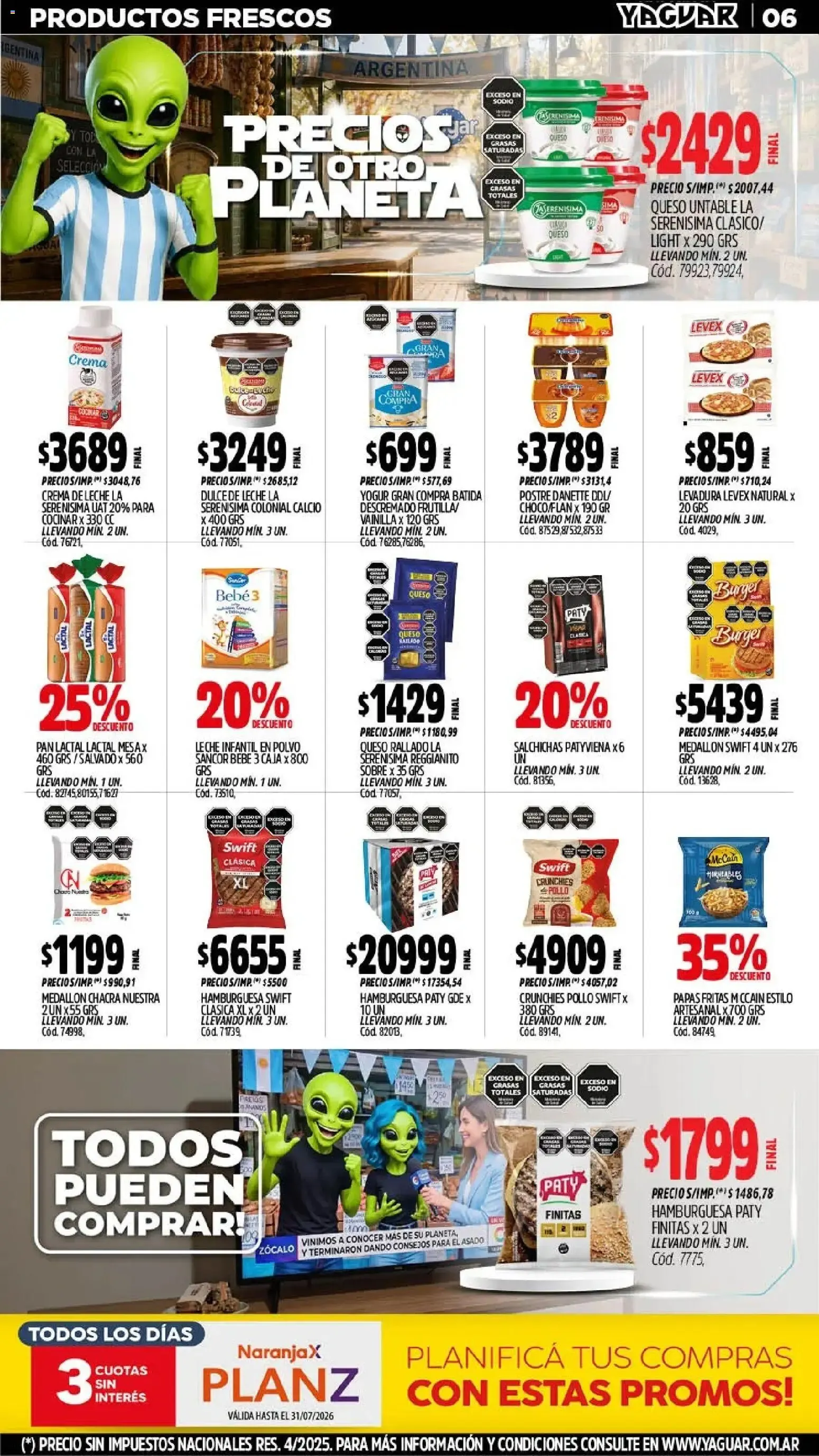 Ofertas de Yaguar - Oferta Semanal General Roca del 06/07/2026 - 11/07/2026 6 de julio al 11 de julio 2026 - Página 9 del catálogo