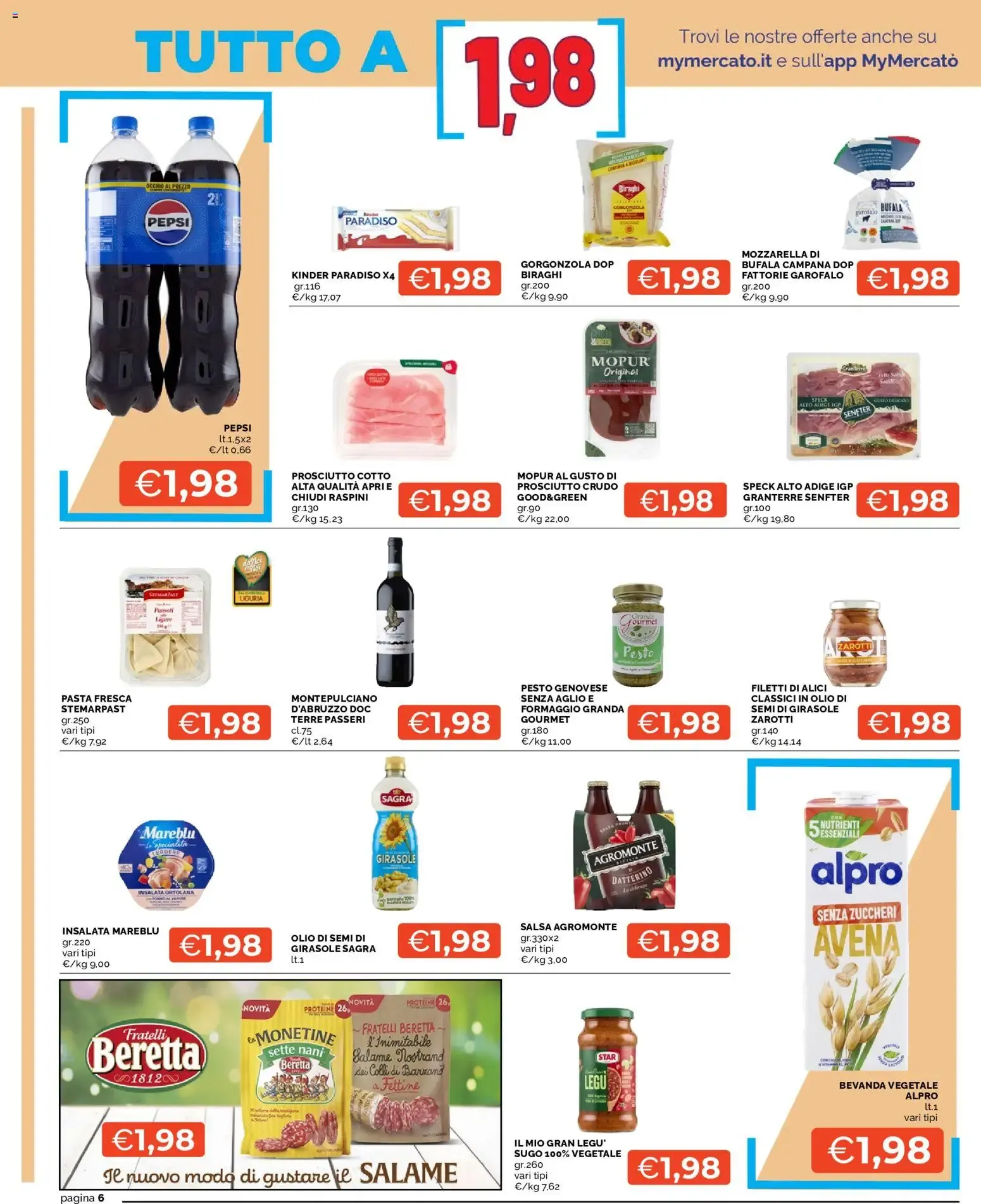 Mercatò volantino dal 09/07/2026 - online Offerte da 9 luglio a 19 luglio di 2026 - Pagina del volantino 6
