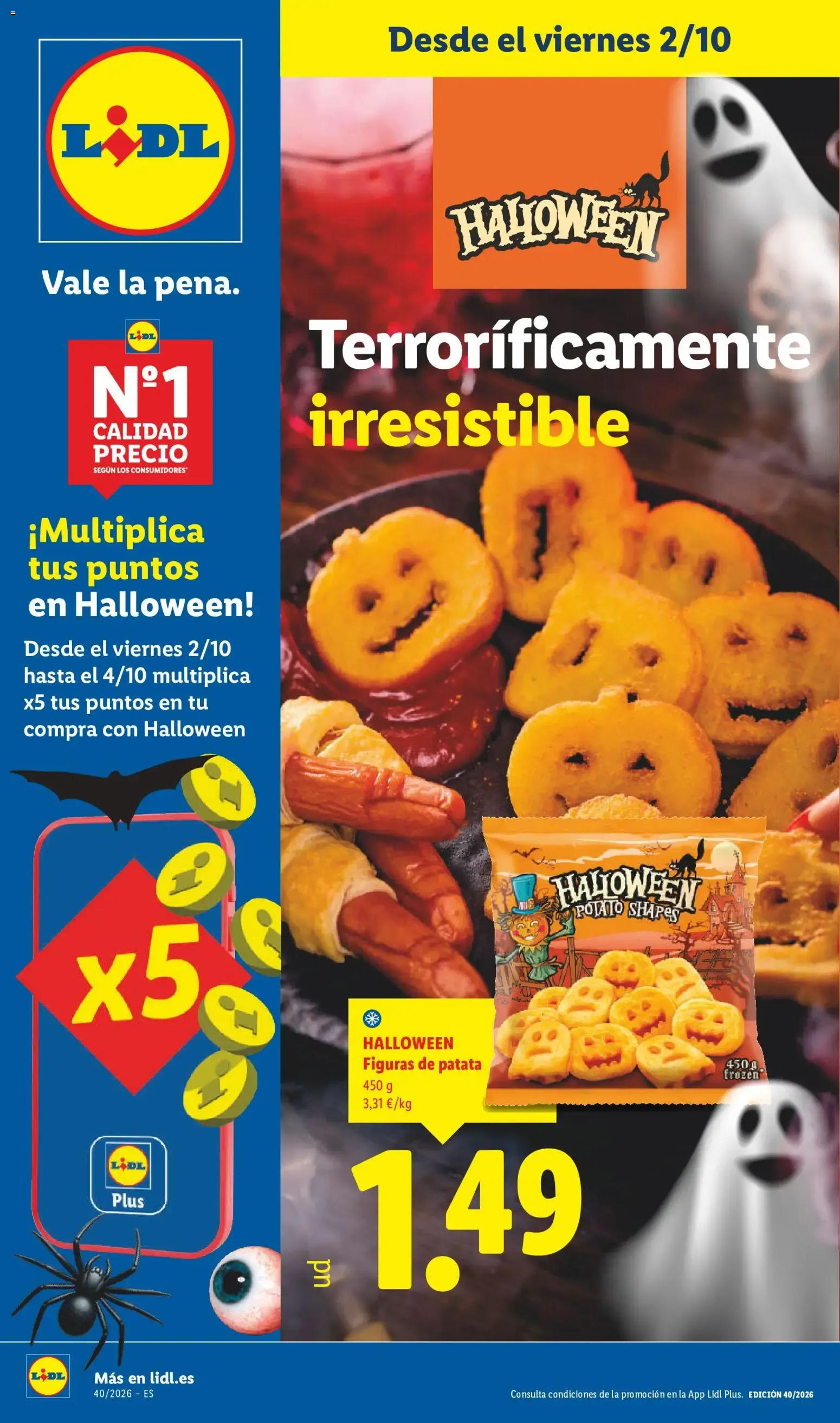 Catálogo de Lidl folleto Halloween del 02/10/2026 | Ofertas 2 de octubre al 25 de octubre 2026 - Página 1
