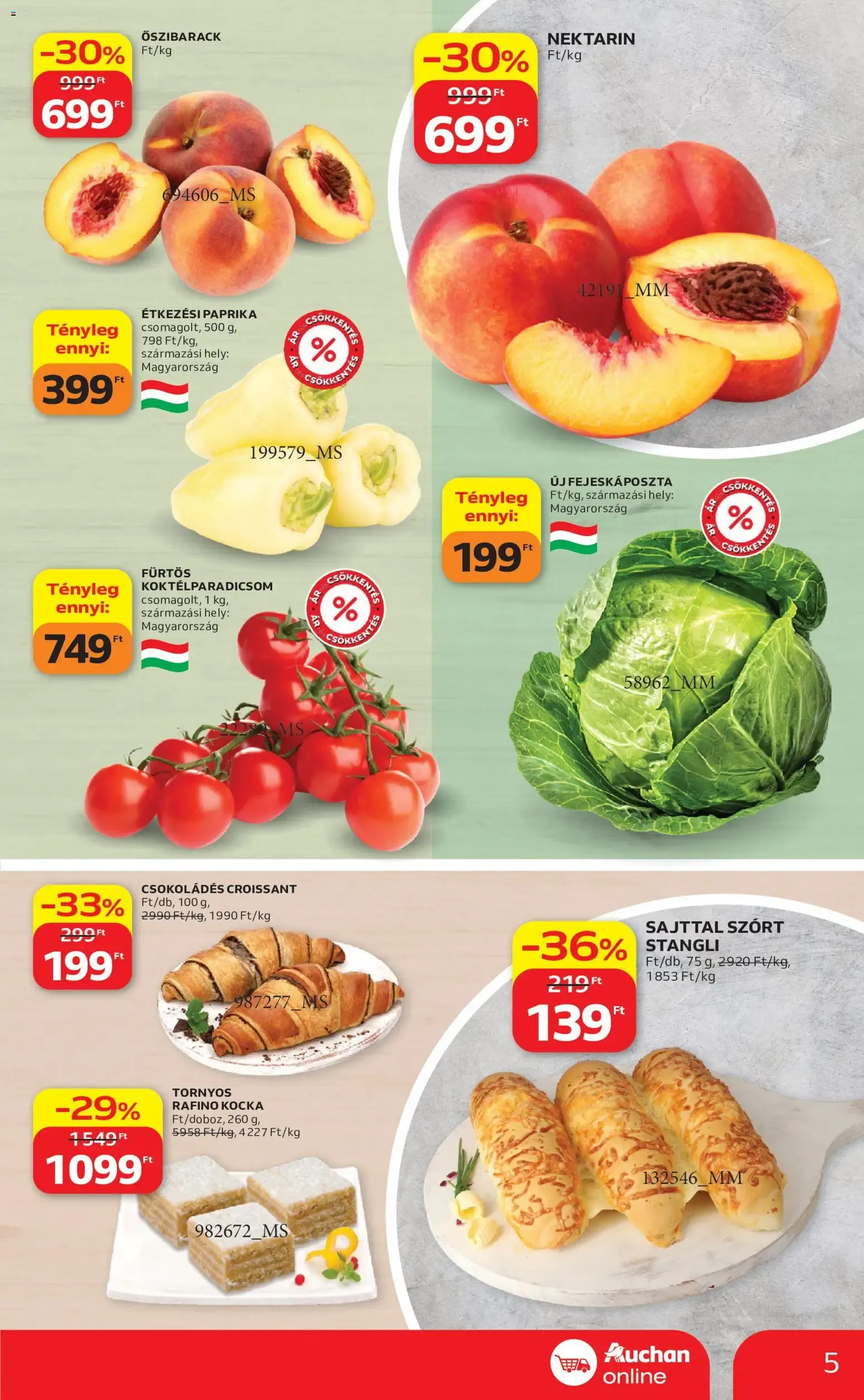 Katalógus Auchan Szupermarket akciós újság - 2026.07.02. -tól/töl > akció, lapozható szórólap 🛍️ július 2.-tól július 8.-ig 2026. - Oldal 5