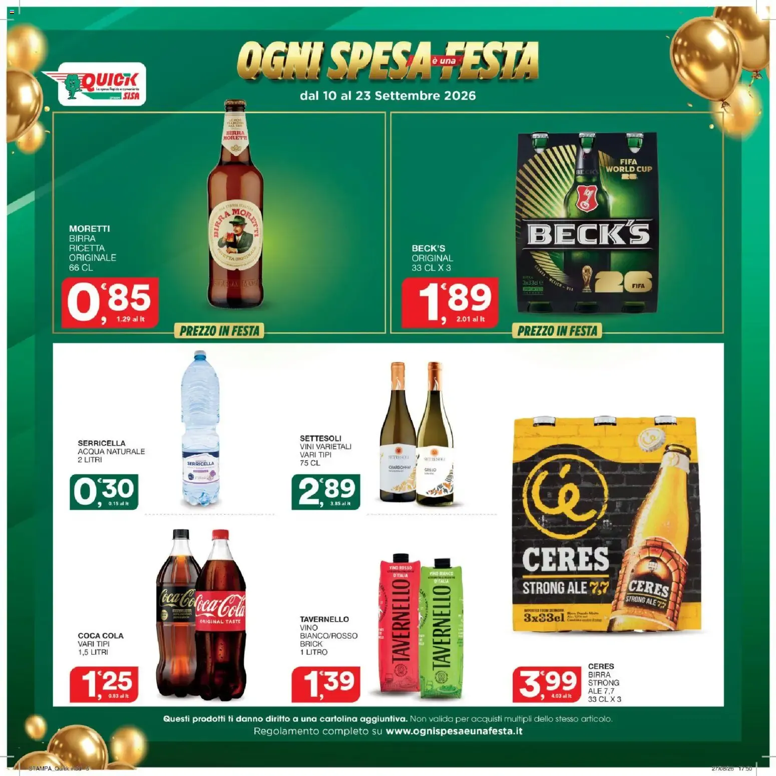 GRANDE CONCORSO OGNI SPESA è una FESTA da 10 settembre a 23 settembre di 2026 - Pagina del volantino 6