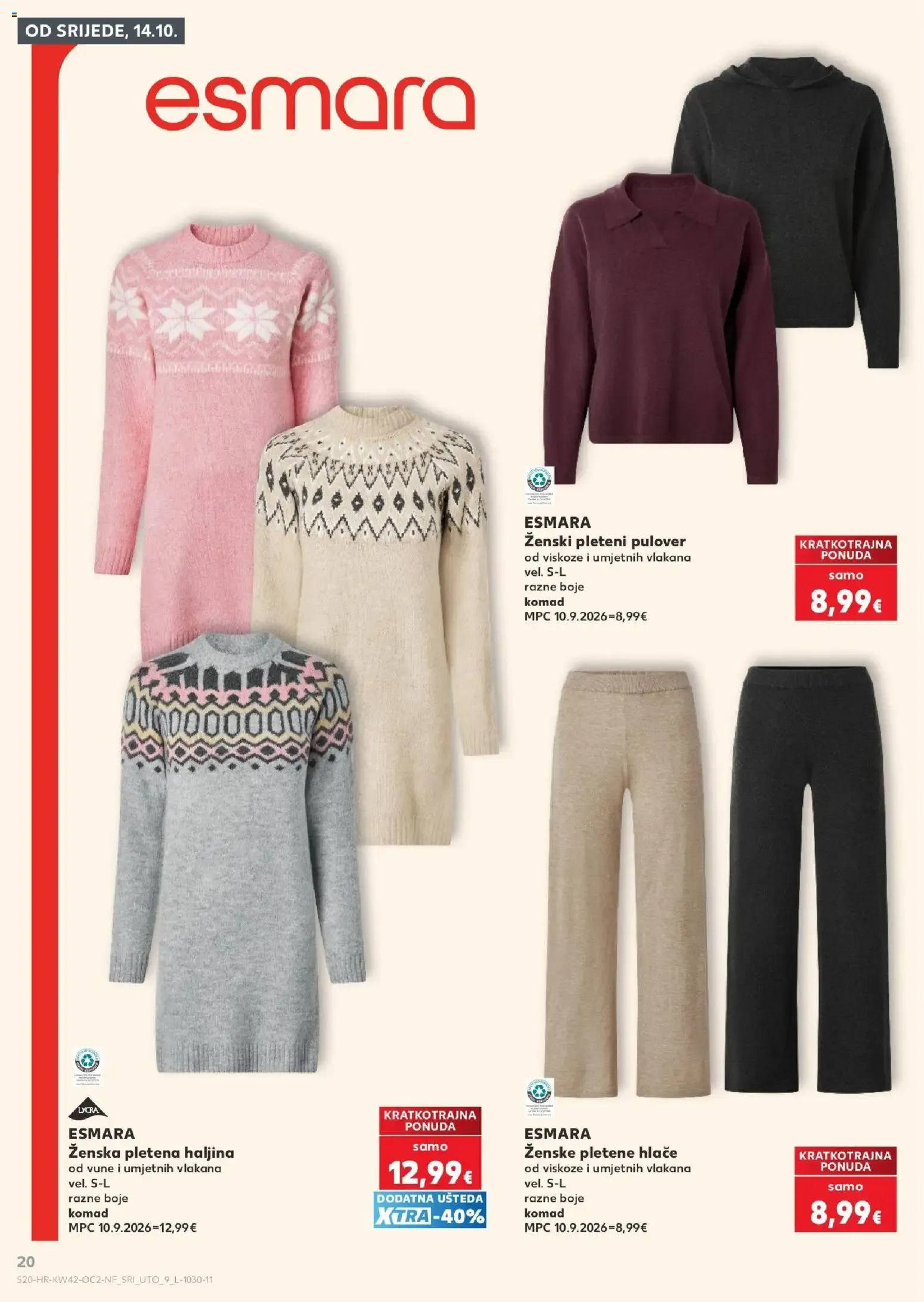 Katalog Kaufland Katalog novi od 14.10.2026 na listanje > letak digitalni od 14. listopada do 20. listopada 2026. - Pregled Stranica 20