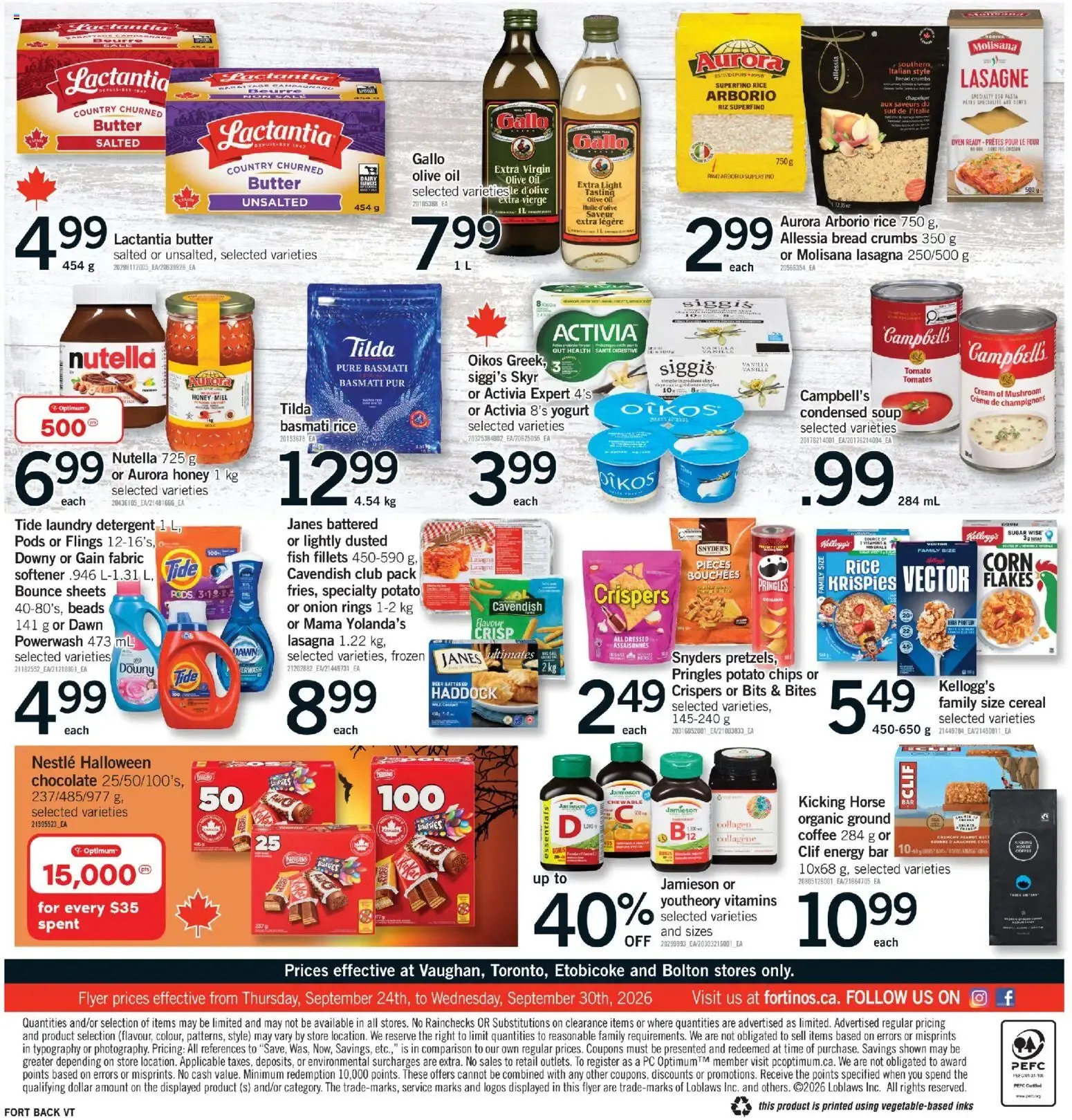 Fortinos weekly flyer / circulaire from Sep 24, 2026 > weekly specials & deals from September 24 to September 30 2026 - flyer page 2