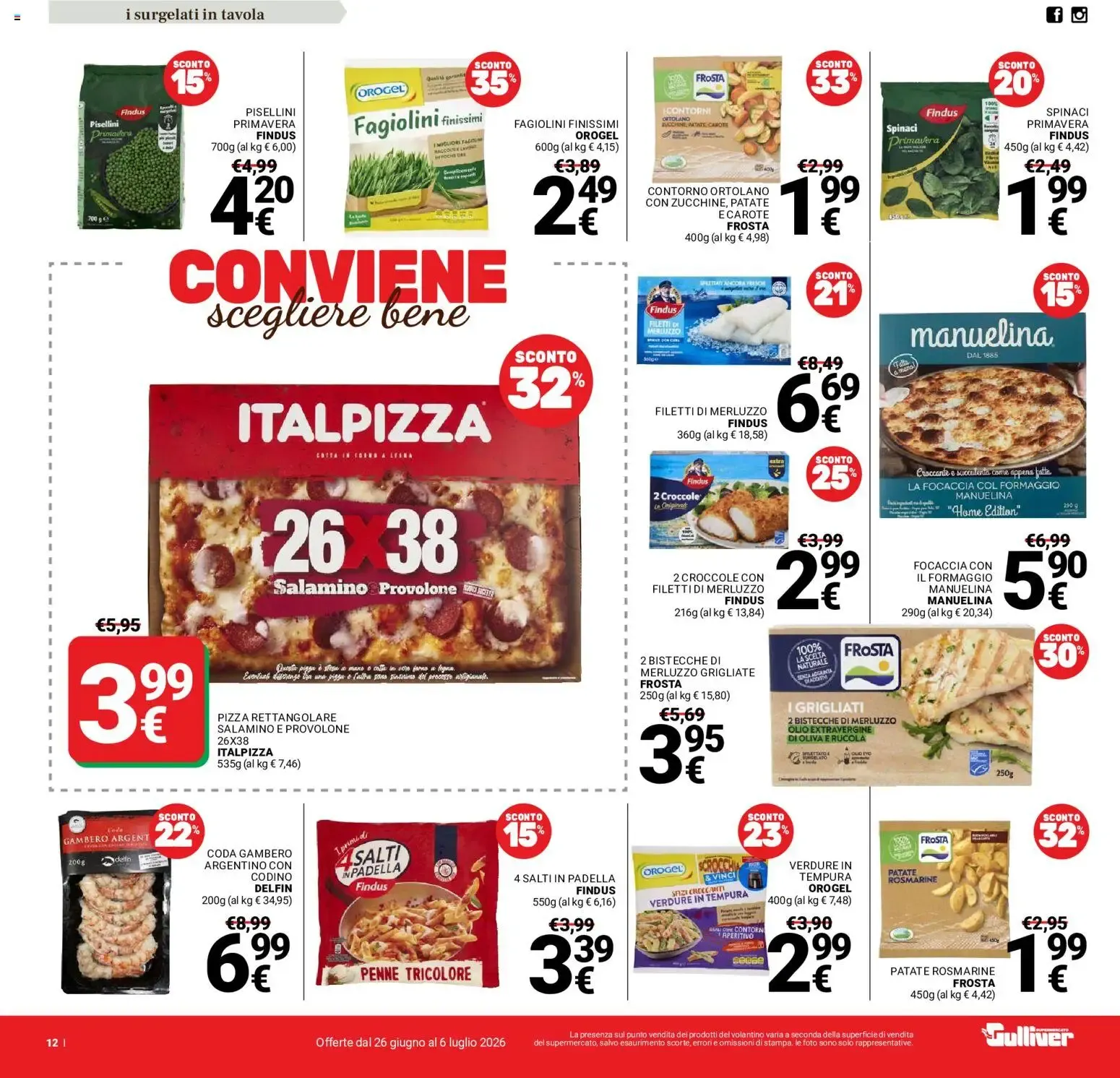Nuovo Gulliver volantino dal 26/06/2026 > offerte anteprima 🛍️ da 26 giugno a 6 luglio di 2026 - Pagina del volantino 12