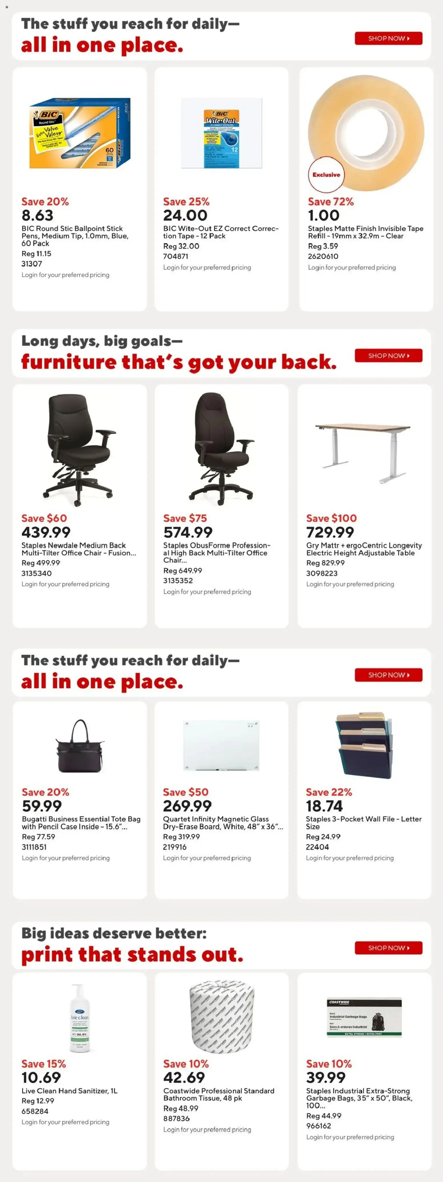 Staples easy 3 days to save. from June 26 to June 28 2026 - flyer page 17