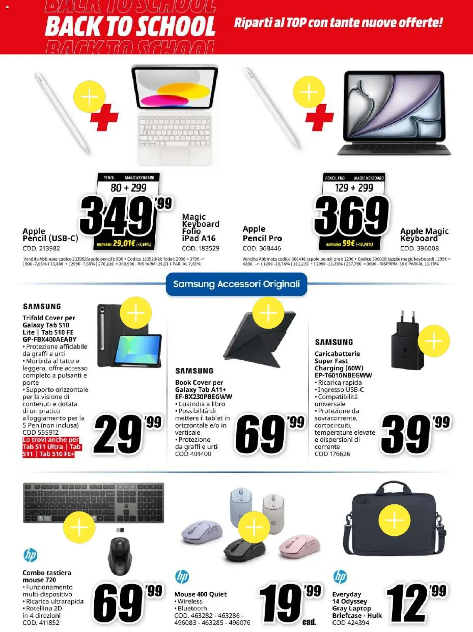 Media World: BACK TO SCHOOL - Ofertas de regreso a clases da 1 settembre a 13 settembre di 2026 - Pagina del volantino 16