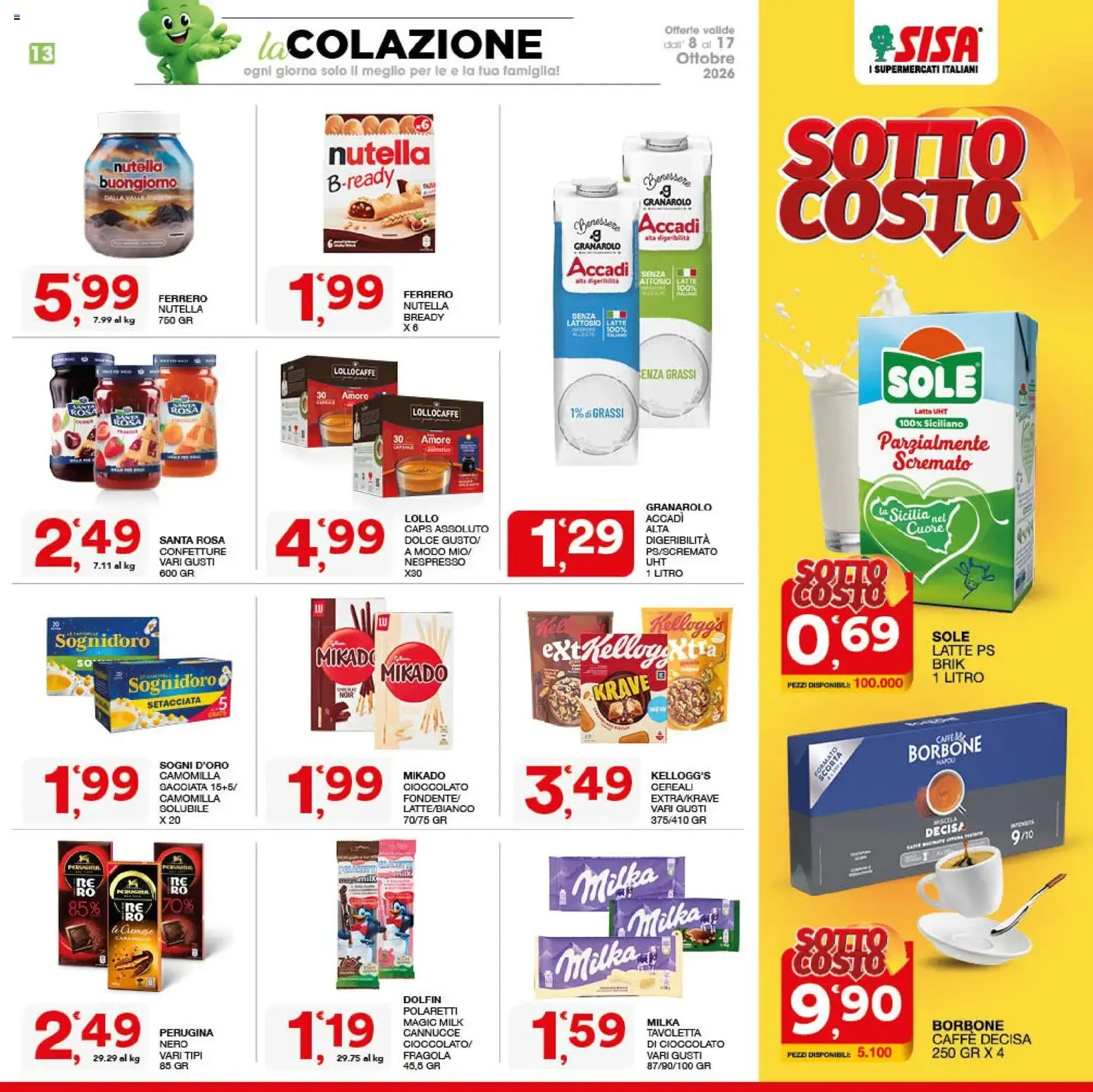 Nuovo SISA volantino dal 08/10/2026 > offerte anteprima 🛍️ da 8 ottobre a 17 ottobre di 2026 - Pagina del volantino 13
