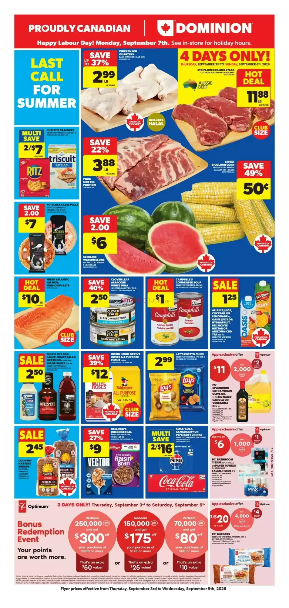 Dominion flyer week 36 from September 3 to September 9 2026 - flyer page 1
