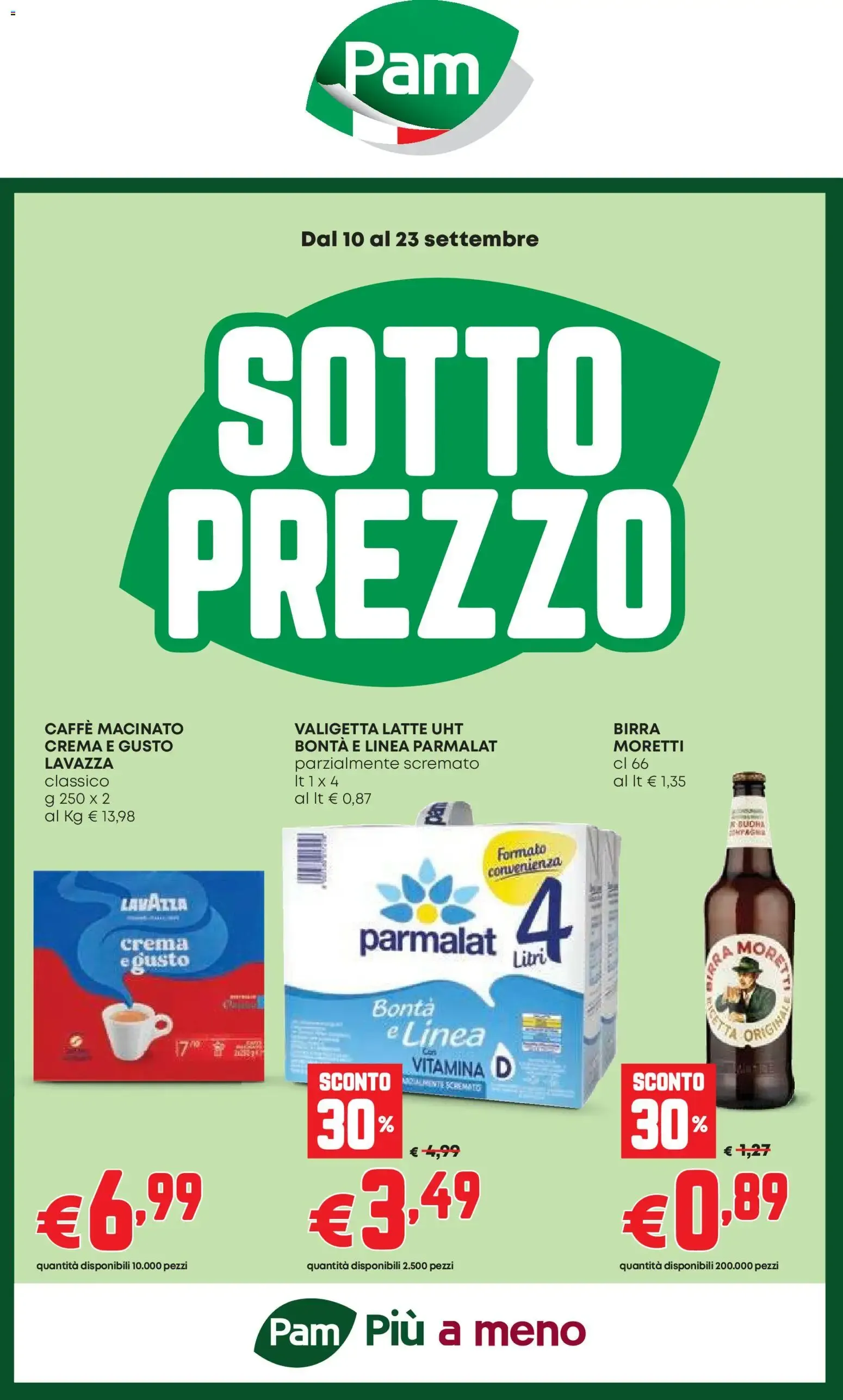 SOTTO PREZZO da 10 settembre a 23 settembre di 2026 - Pagina del volantino 1