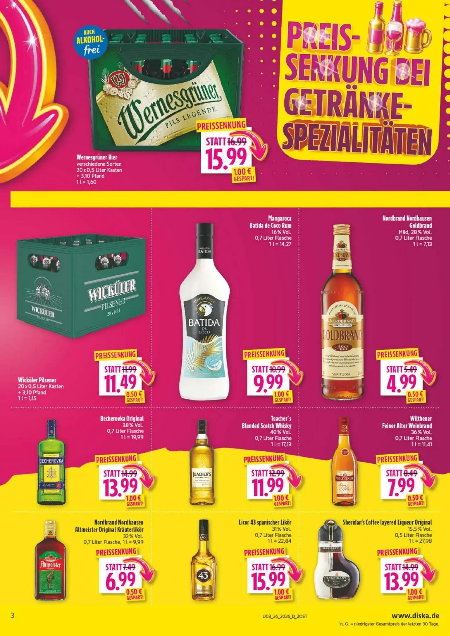 Diska - 1700 Artículos con Precio Reducido von 22. Juni bis 27. Juni 2026 - Prospekt seite 15