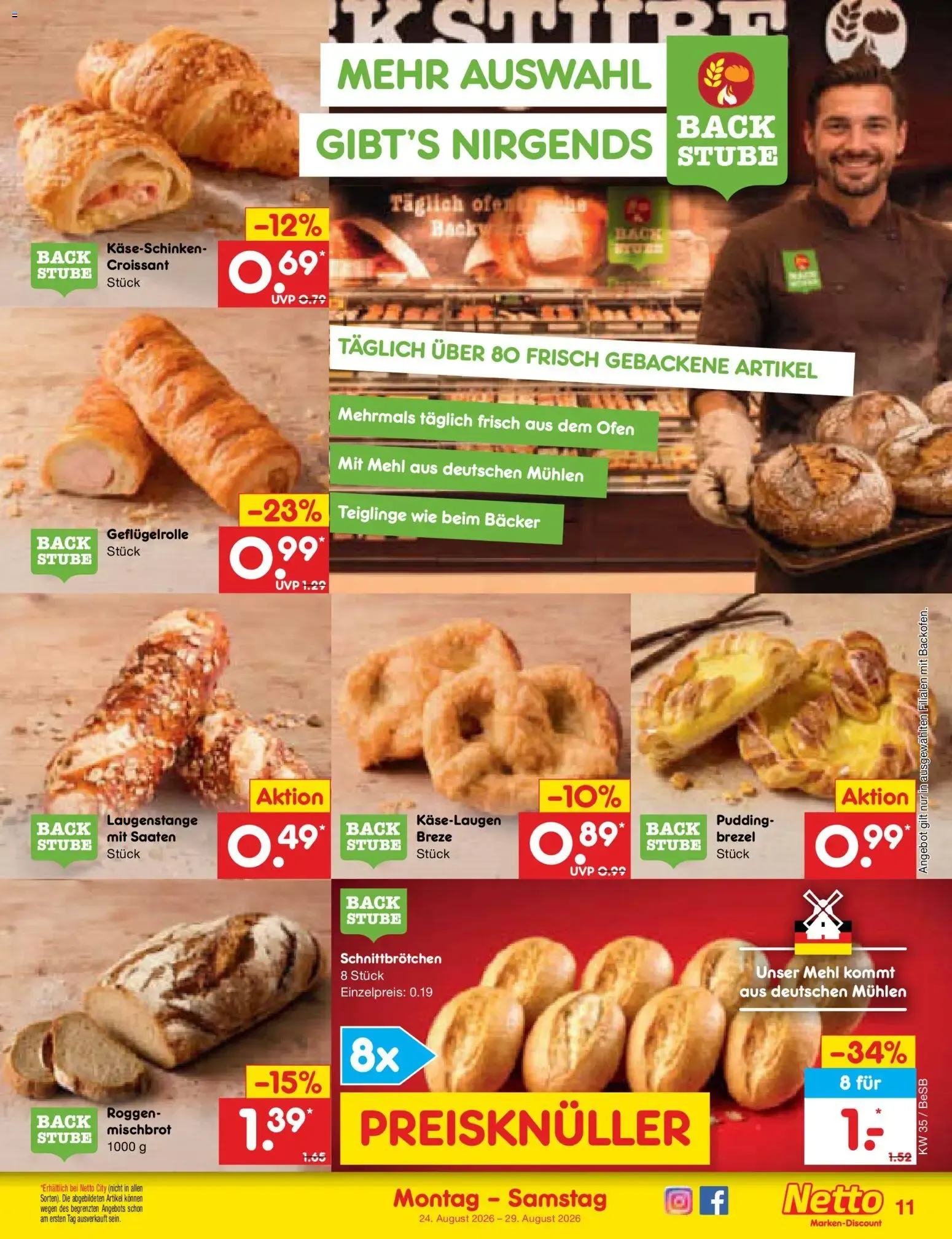 Netto Marken-Discount Prospekt (ab 24.08.2026) » Angebote von 24. August bis 29. August 2026 - Prospekt seite 15