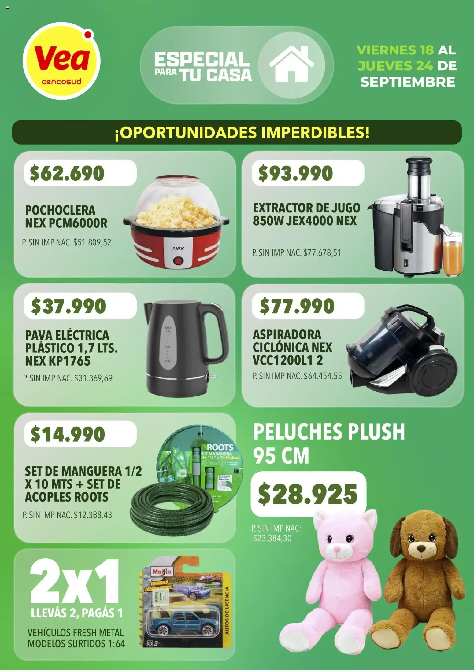 Ofertas de Vea - Especial para tu casa del 18/09/2026 - 23/09/2026 18 de septiembre al 23 de septiembre 2026 - Página 4 del catálogo