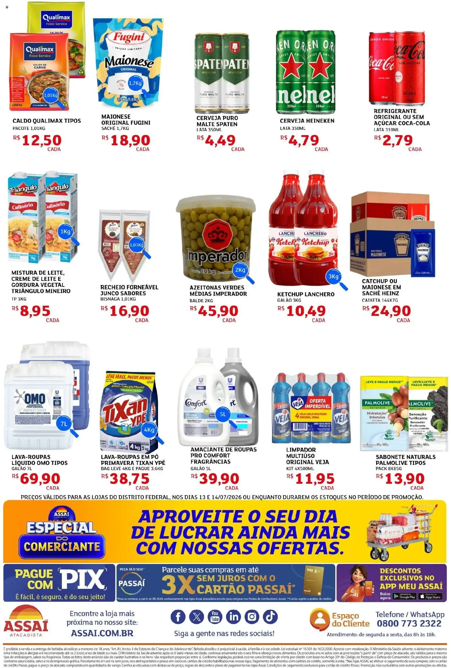 Encarte de Assaí Atacadista ofertas - DF de 13/07/2026 | Promoções Online 13 de julho até 14 de julho 2026 - Pagina 2