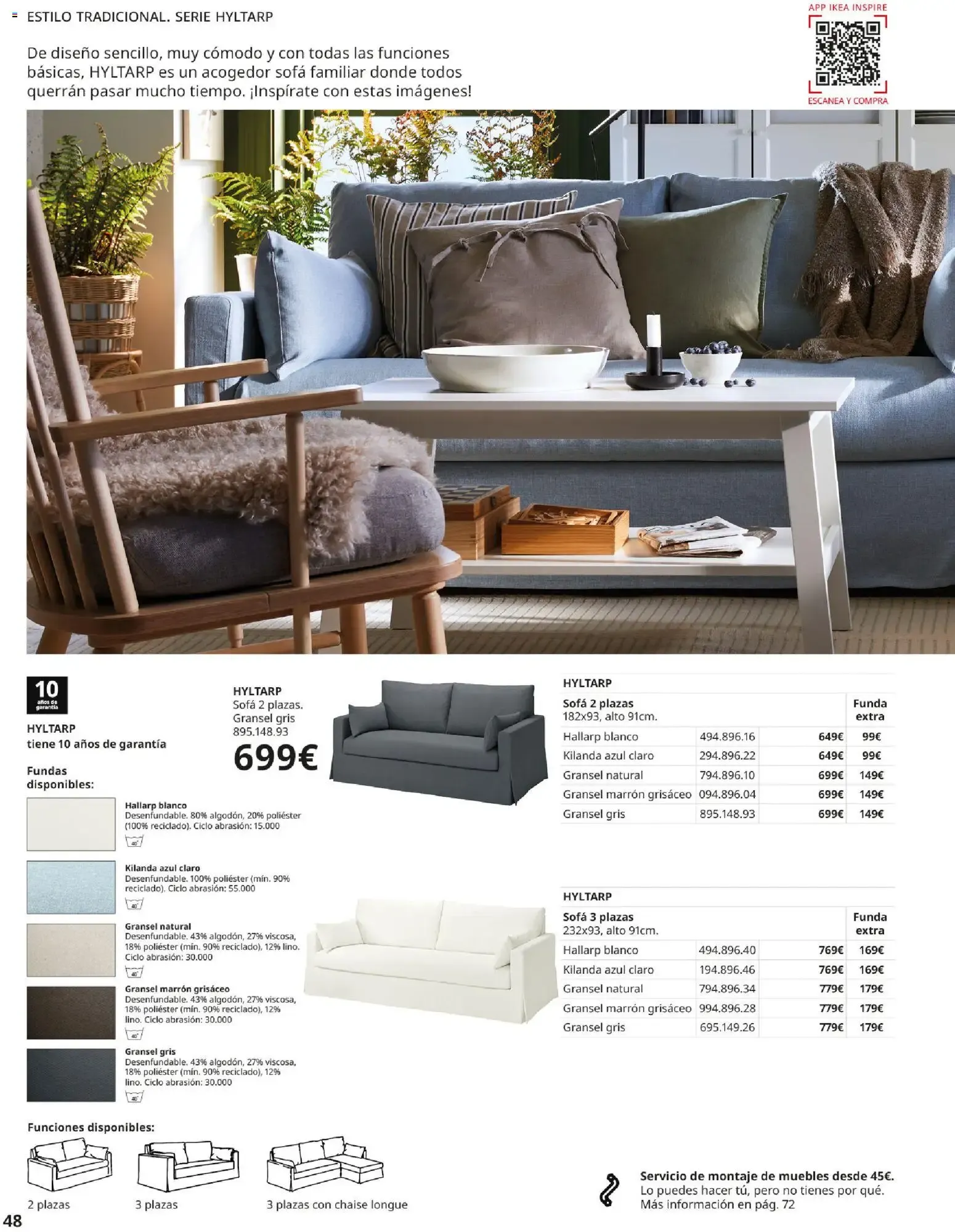 Catálogo de Guía de Compra Sofás IKEA 7 de mayo al 31 de agosto 2026 - Página 48