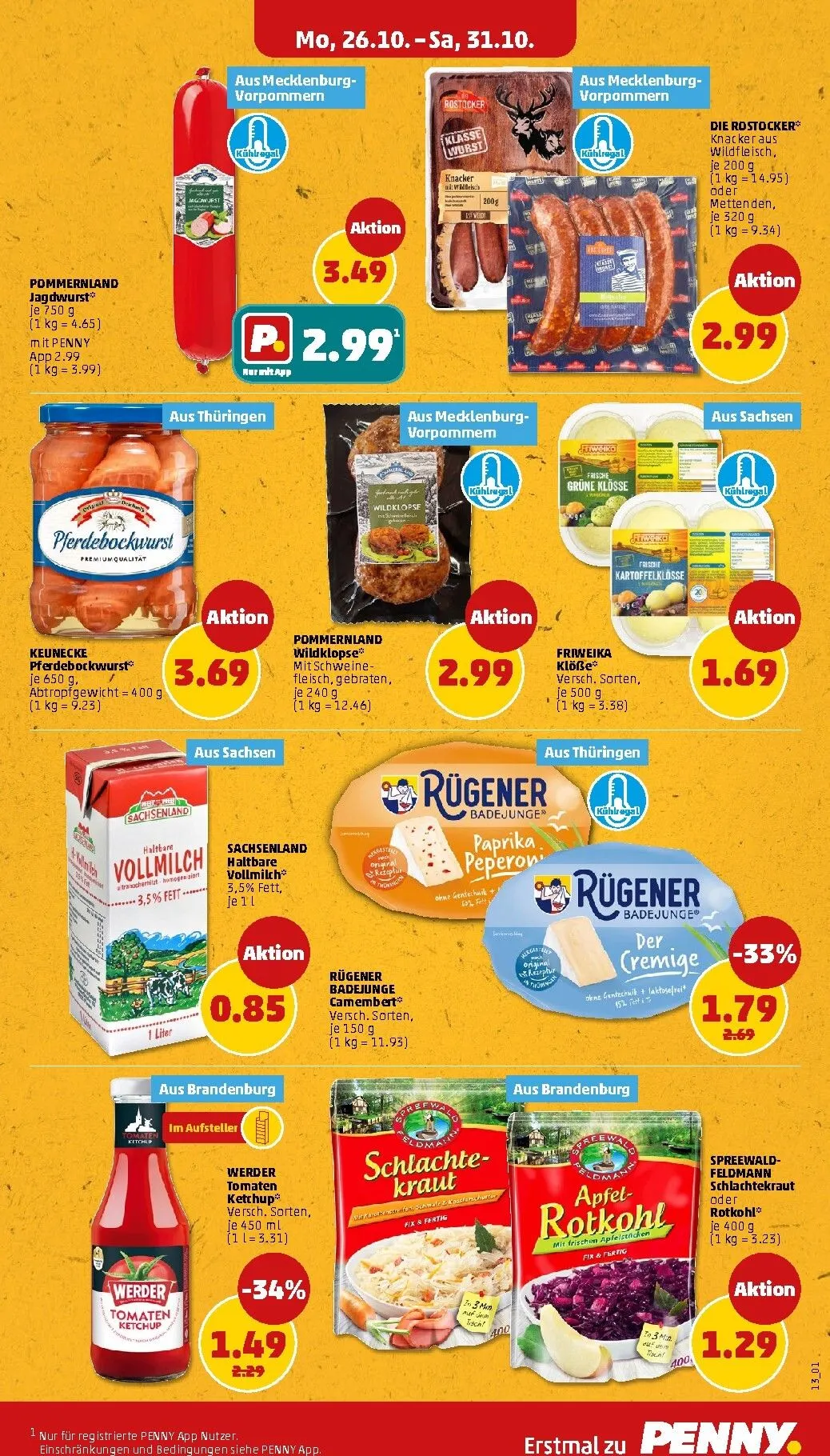 PENNY Prospekt nächste Woche – von Montag 26.10.2026 bis Samstag 31.10.2026 von 26. Oktober bis 31. Oktober 2026 - Prospekt seite 15